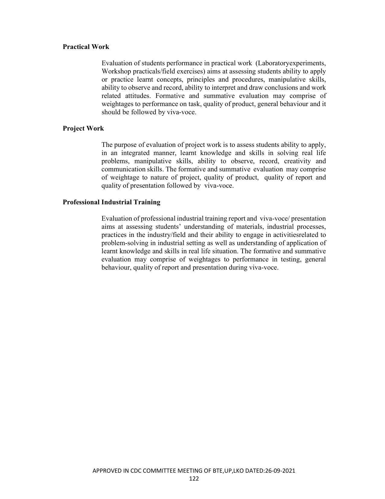 SYLLABUS FOR SEMESTER SYSTEM EFFECTIVE FROM (2021-2022) - APPAREL DESIGN AND FASHION TECHNOLOGY - Page 122