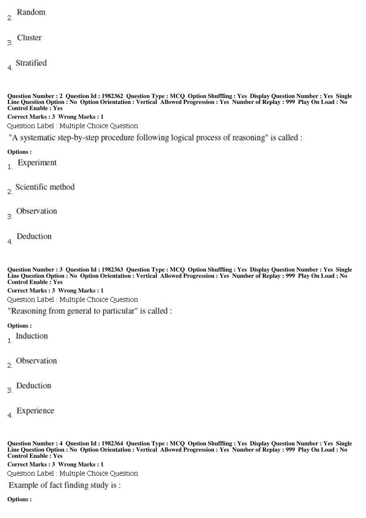BHU RET Ent Agri Zool 2019 Question Paper - Page 2