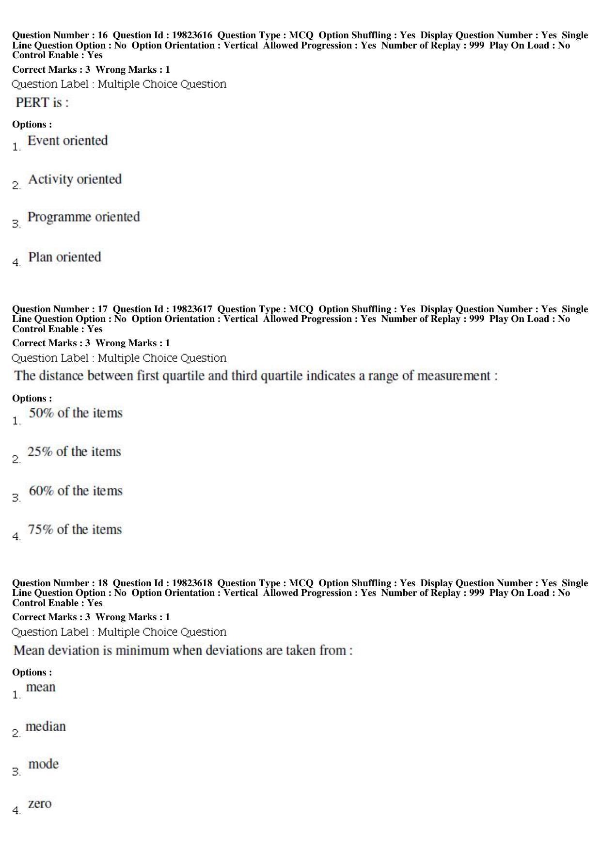 BHU RET Ent Agri Zool 2019 Question Paper - Page 7