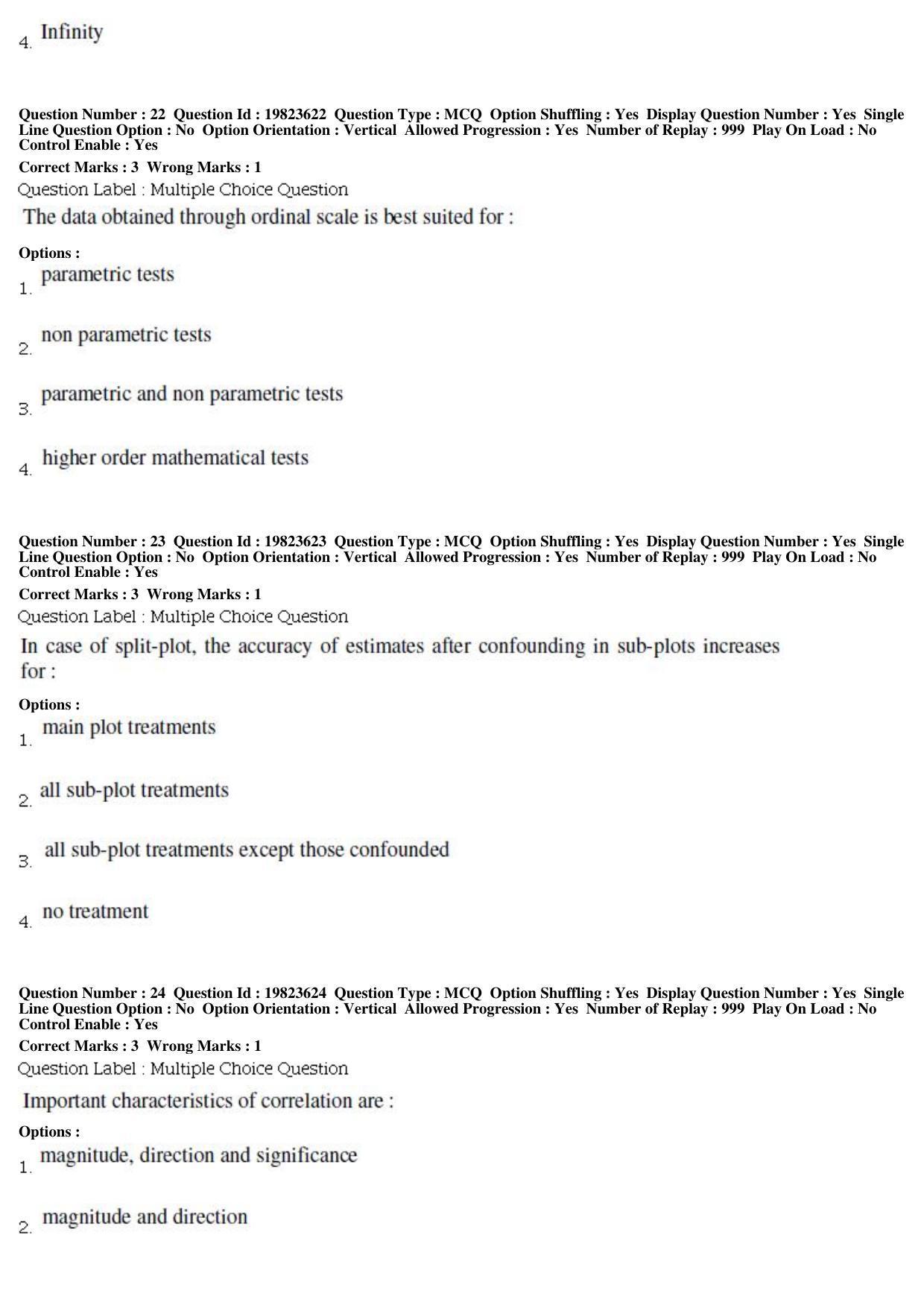 BHU RET Ent Agri Zool 2019 Question Paper - Page 9