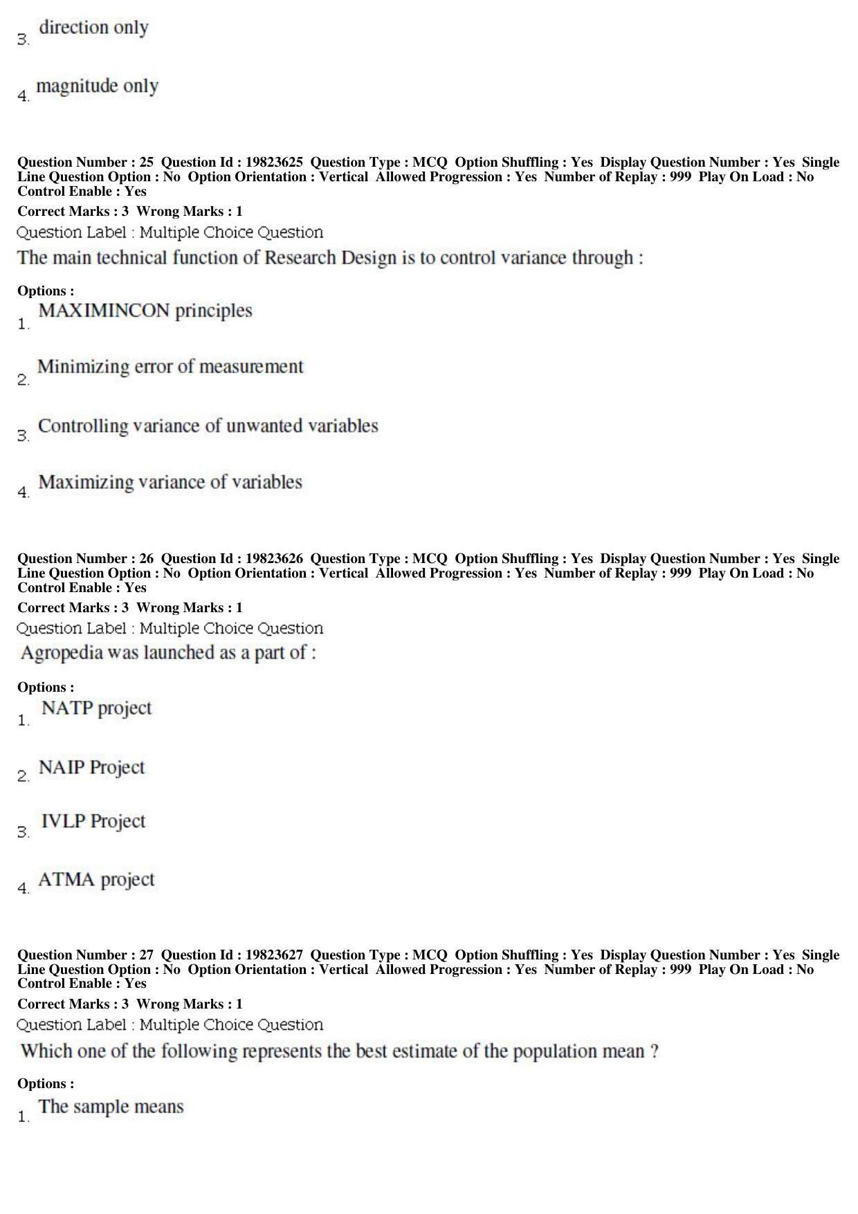 BHU RET Ent Agri Zool 2019 Question Paper - Page 10