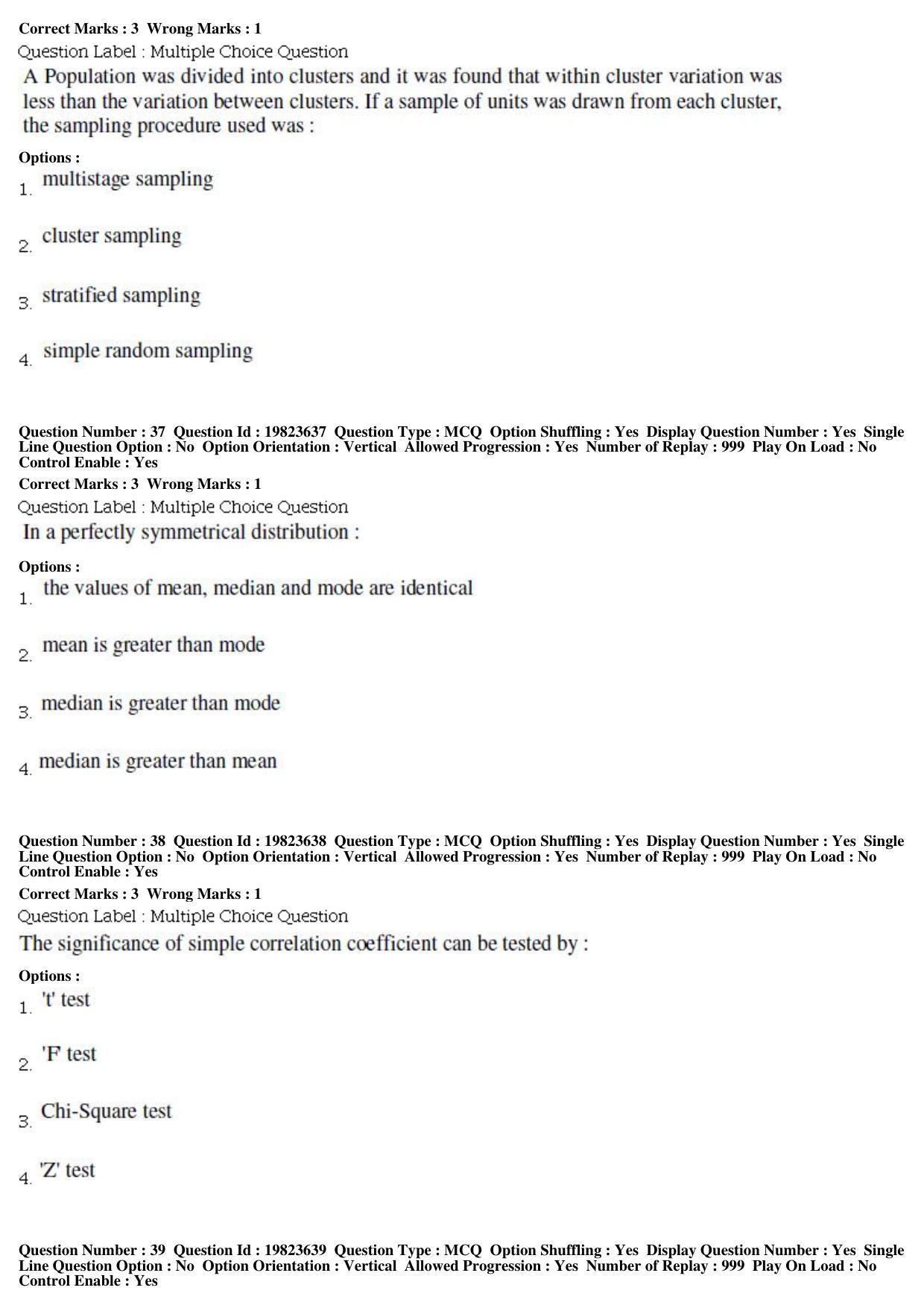 BHU RET Ent Agri Zool 2019 Question Paper - Page 14