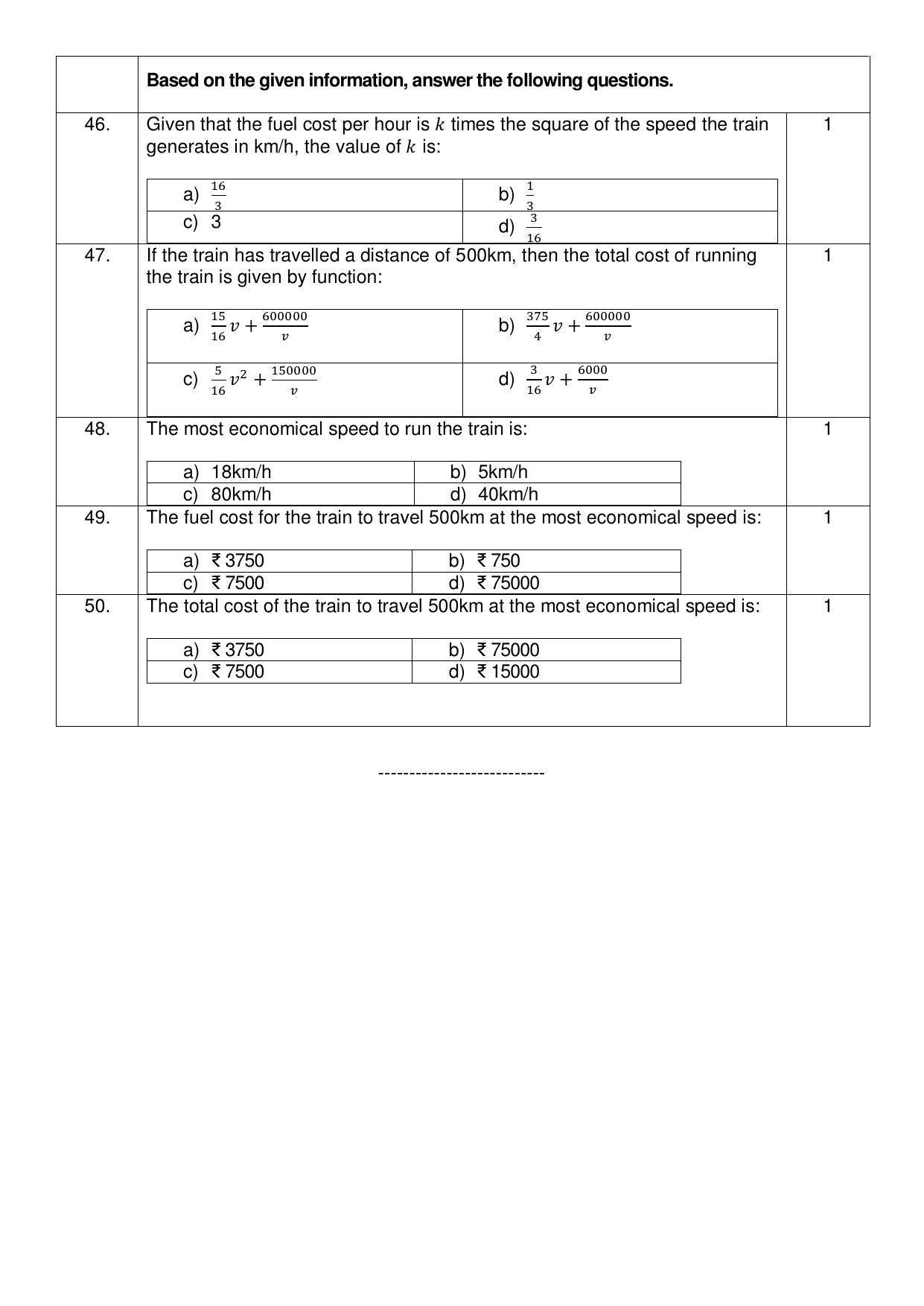 CBSE Class 12th Mathematics Sample Question Paper 2021-22 - Page 8