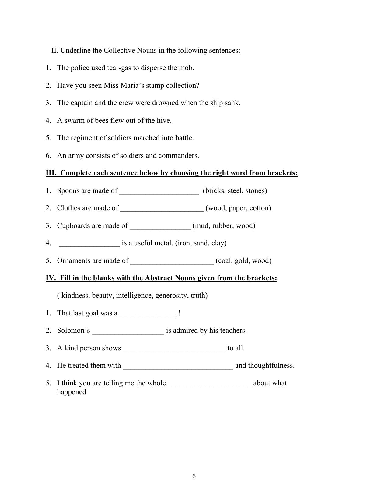 Worksheet for Class 4 English Assignment 133 Bachendri Pal - Page 4