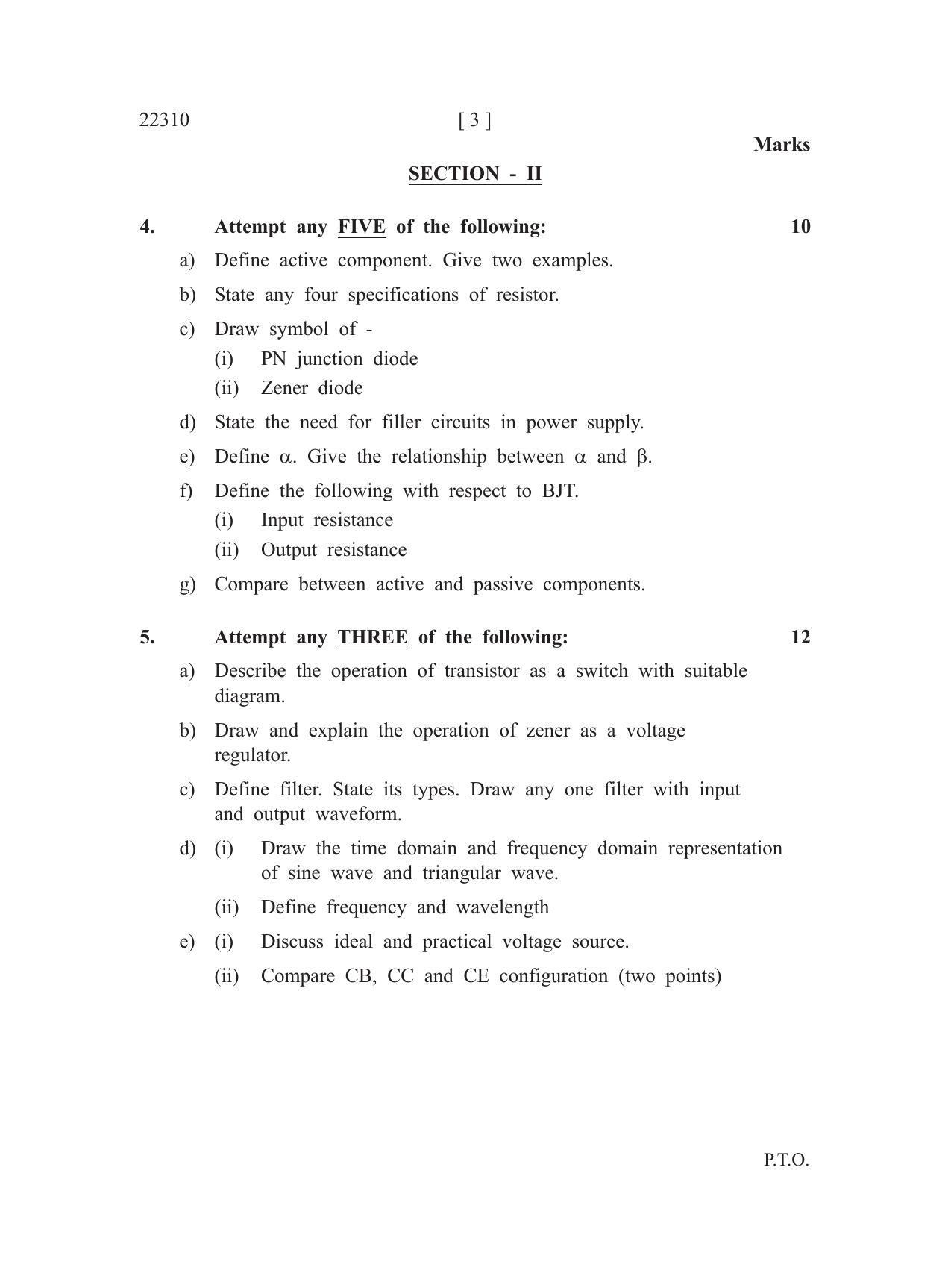MSBTE Question Paper - 2019 - Basic Electrical and Electronics Engineering - Page 3