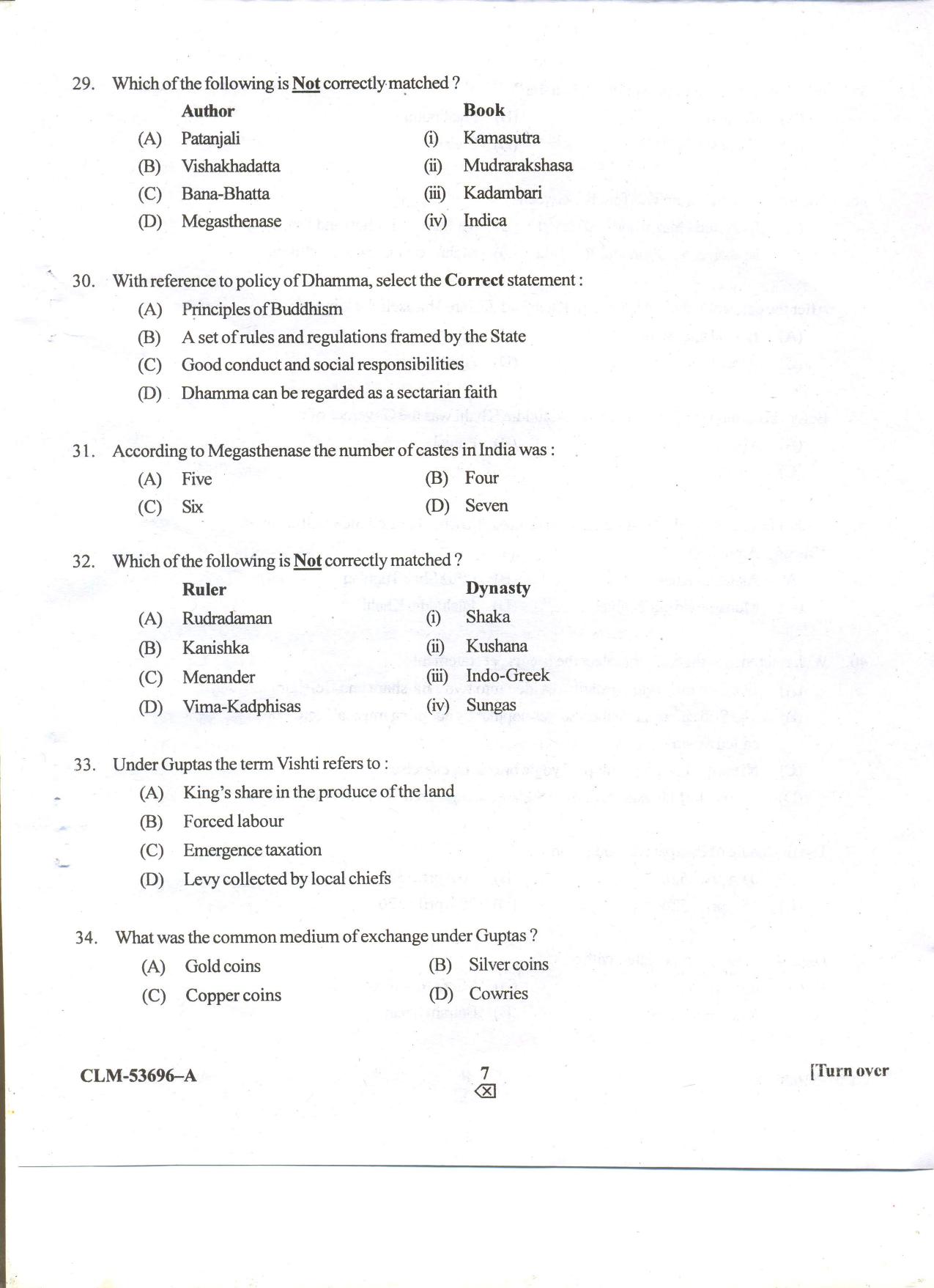 KUET 2024 M.A. History Question Paper - Page 50