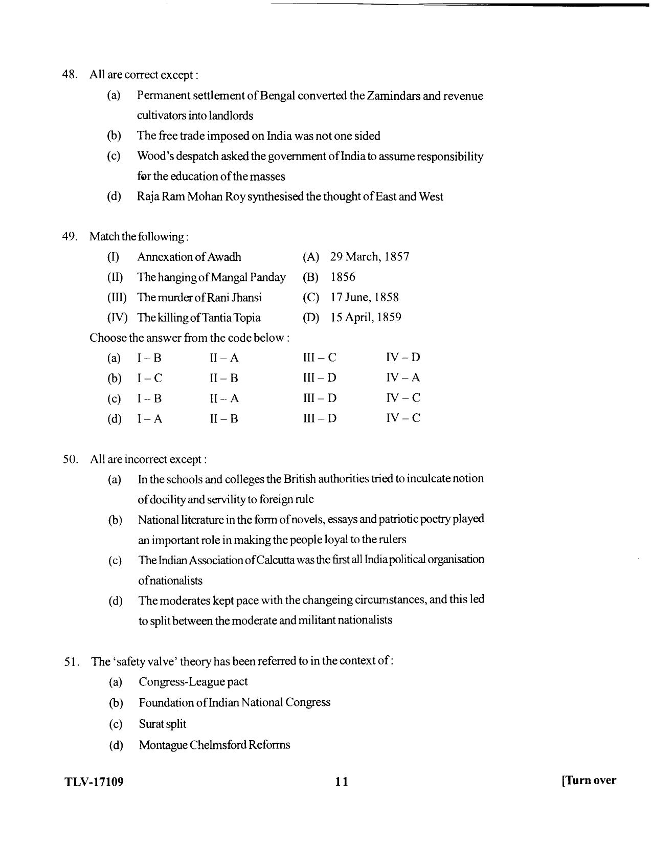KUET 2024 M.A. History Question Paper - Page 77