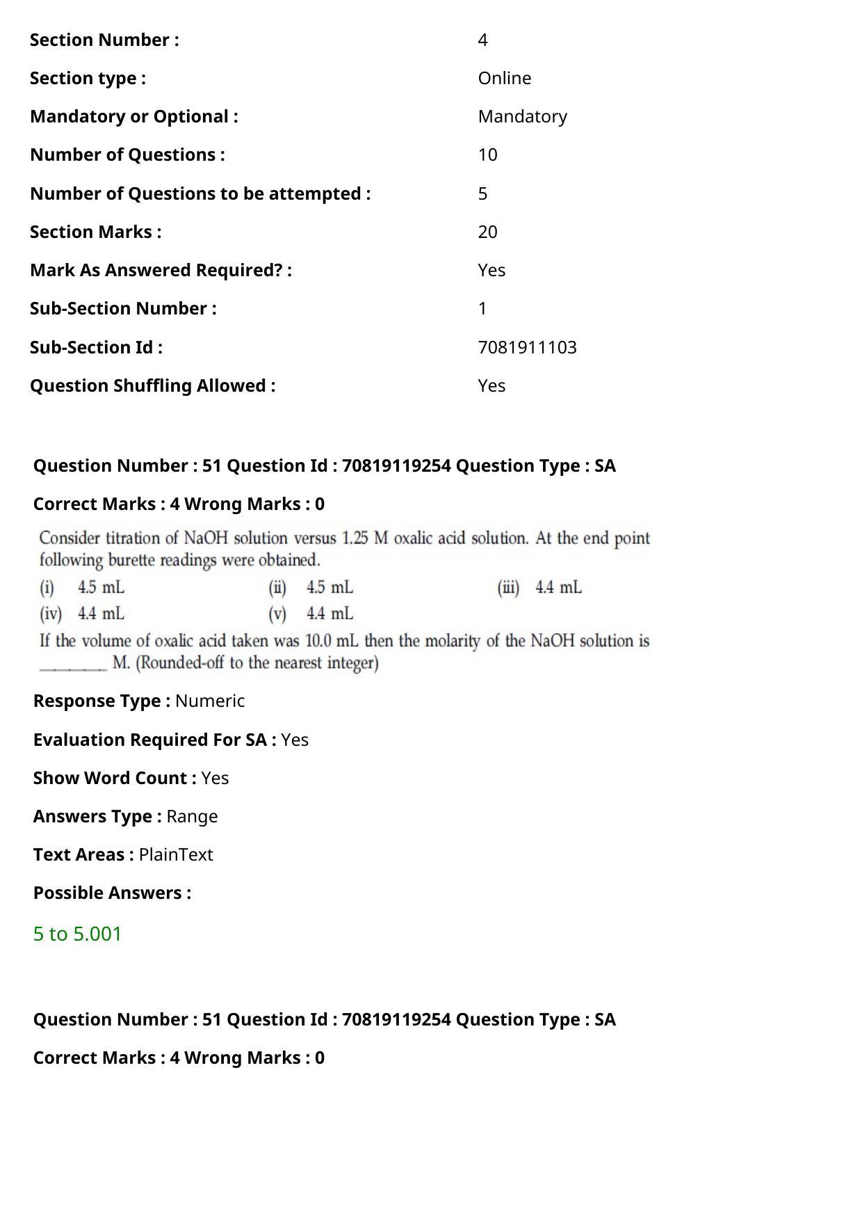 JEE Mains 2021: BTech Kannada (Shift 2) 25-02-2021 Question Paper - Page 61