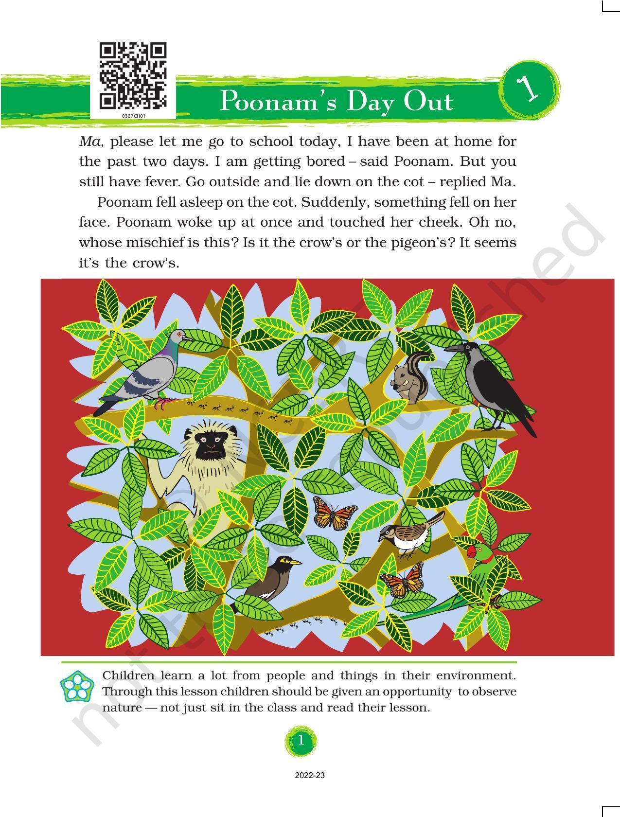 NCERT Book for Class 3 EVS Chapter 1-Poonam’s Day out - Page 1