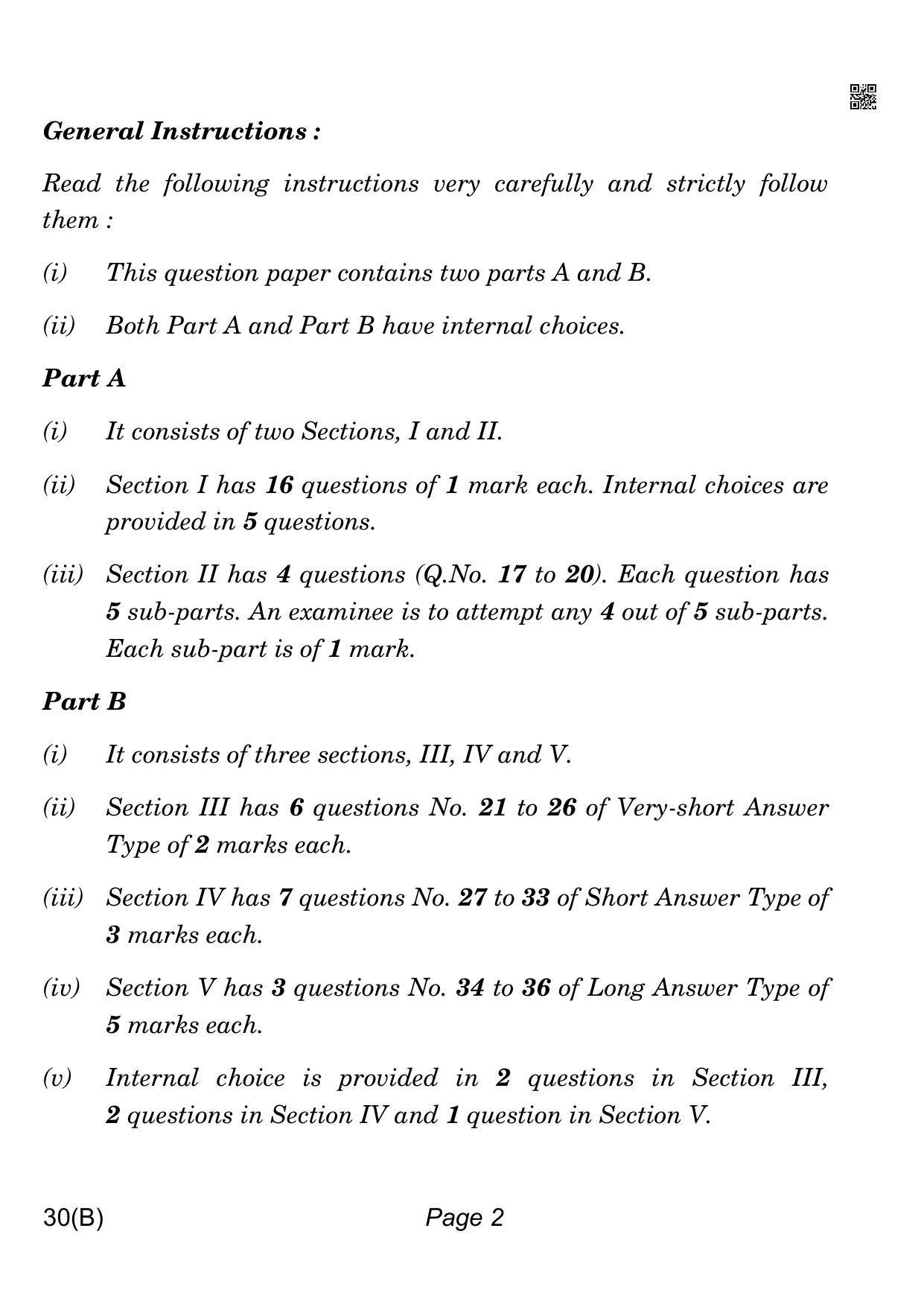 CBSE Class 10 QP_041_MATHS_STD_FOR_VI_CANDIDATES 2021 Compartment Question Paper - Page 2
