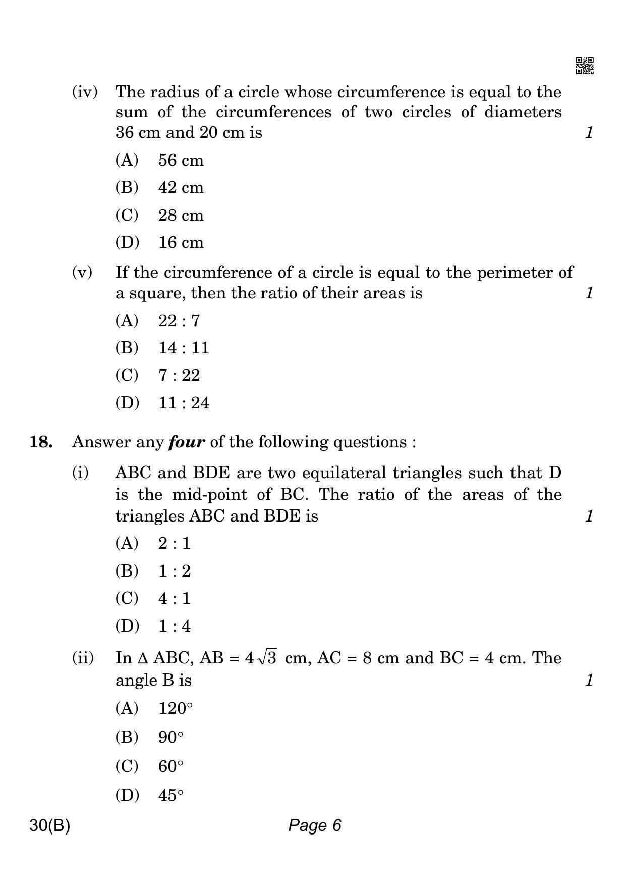 CBSE Class 10 QP_041_MATHS_STD_FOR_VI_CANDIDATES 2021 Compartment Question Paper - Page 6