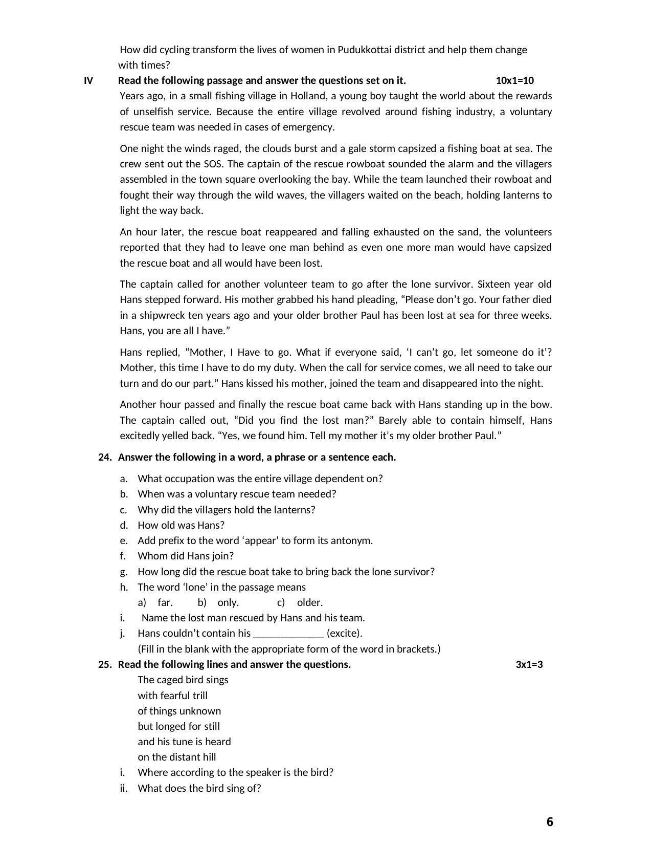 Karnataka 2nd PUC Question Bank for English - Page 6