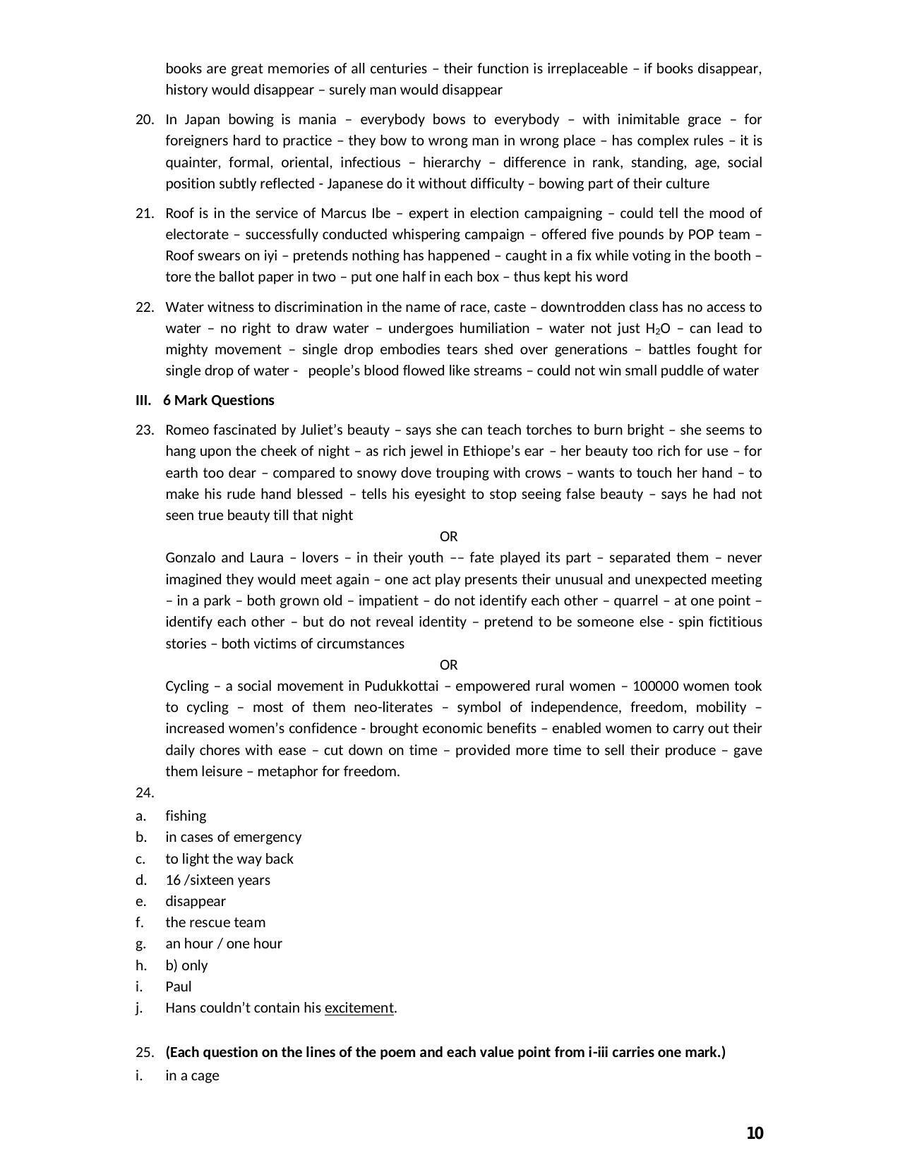 Karnataka 2nd PUC Question Bank for English - Page 10