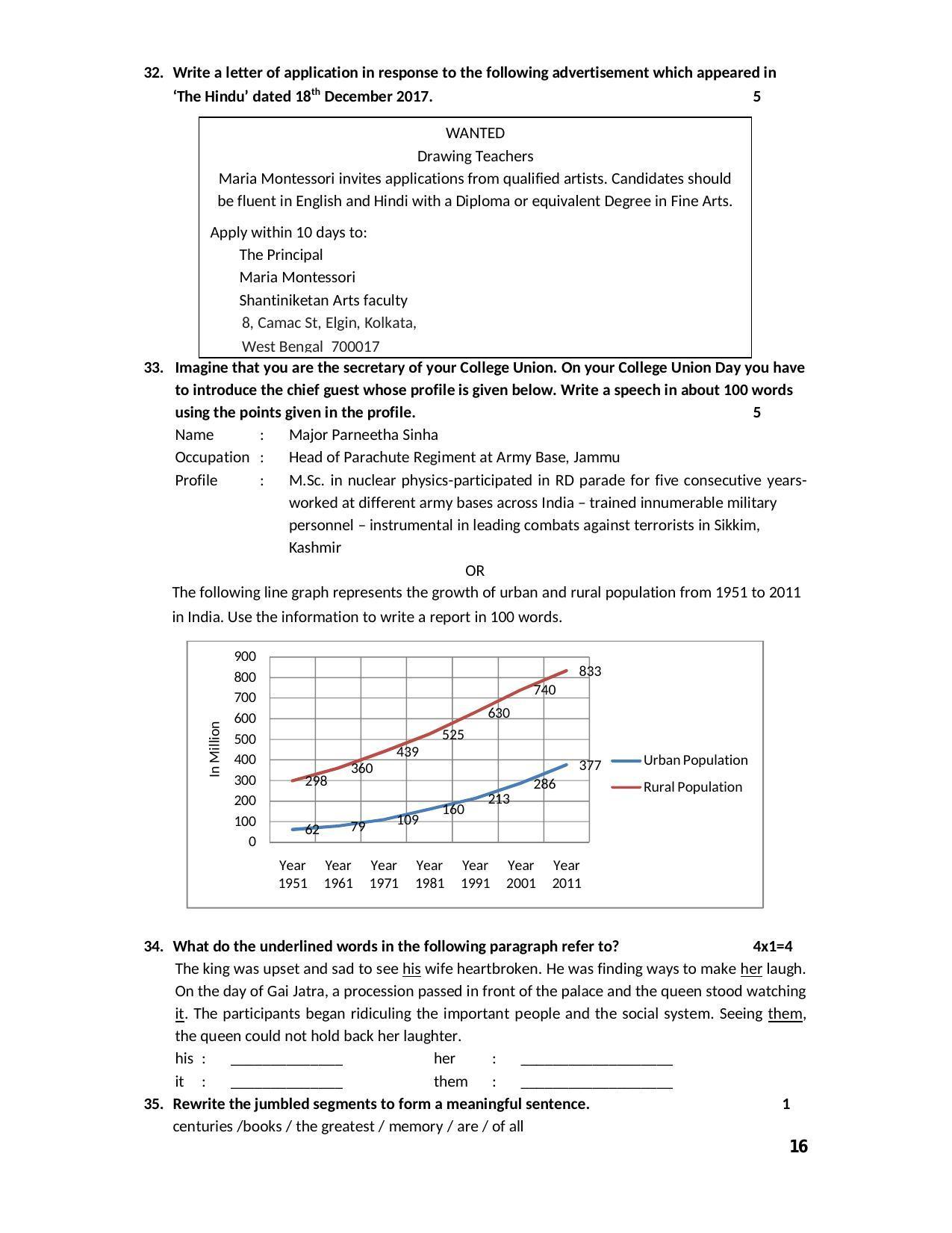 Karnataka 2nd PUC Question Bank for English - Page 16