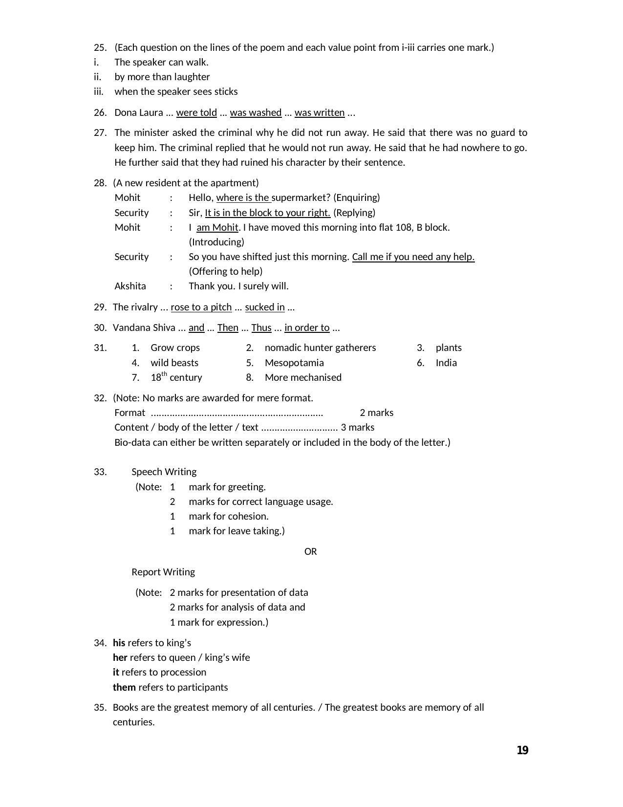 Karnataka 2nd PUC Question Bank for English - Page 19