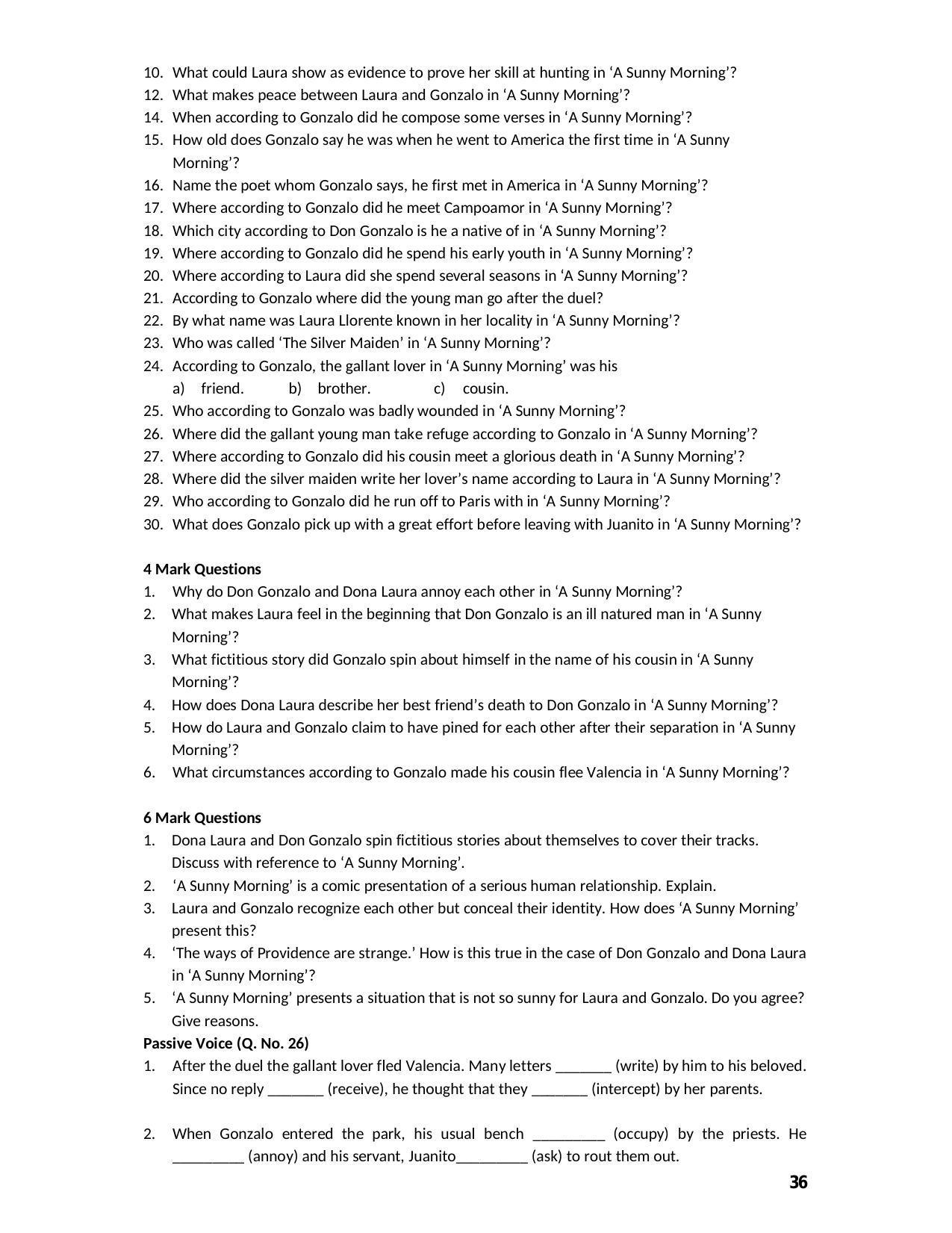 Karnataka 2nd PUC Question Bank for English - Page 36