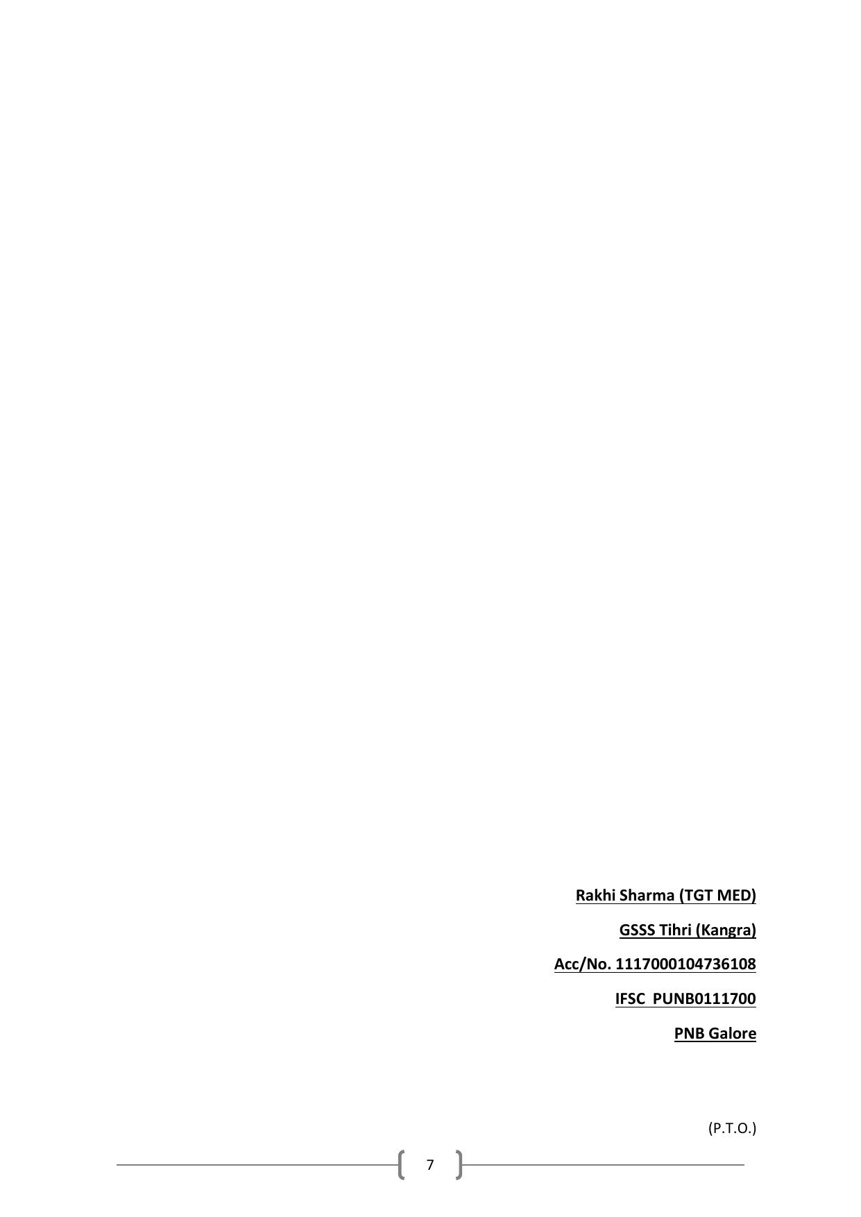 HPBOSE Class 10th Science Sample Question Papers 2024 - Page 7