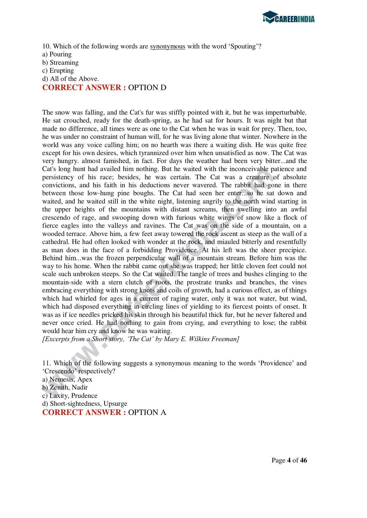 CLAT 2020 UG Question Paper - Page 4