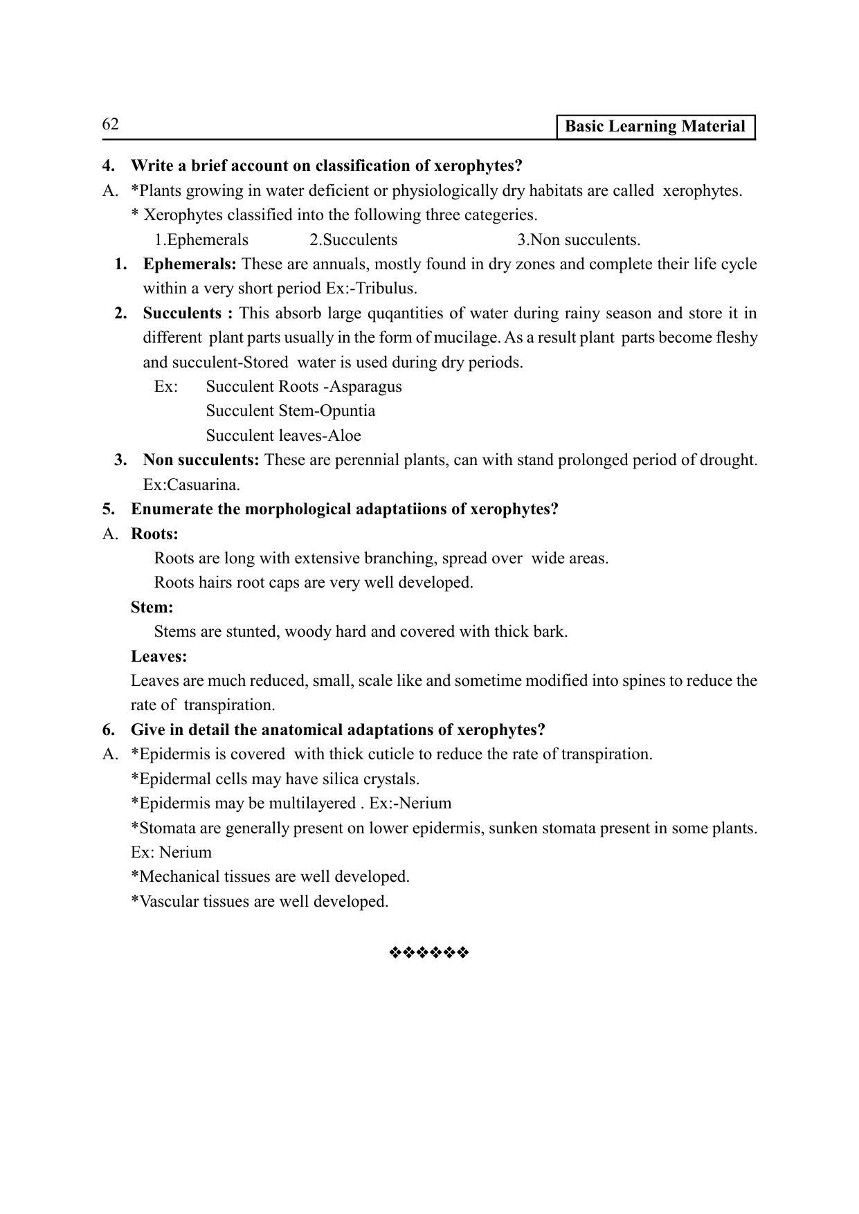 TS SCERT Inter 2nd Year Botany I EM Path 1 (Telugu Medium) Text Book - Page 67