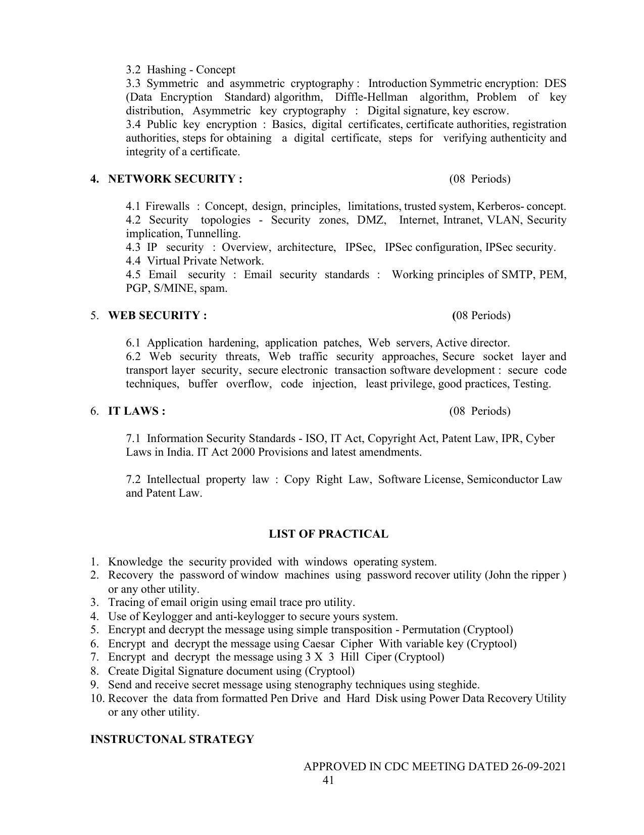 SYLLABUS FOR SEMESTER SYSTEM EFFECTIVE FROM (2021-2022) - P G DIPLOMA IN WEB DESIGNING - Page 41