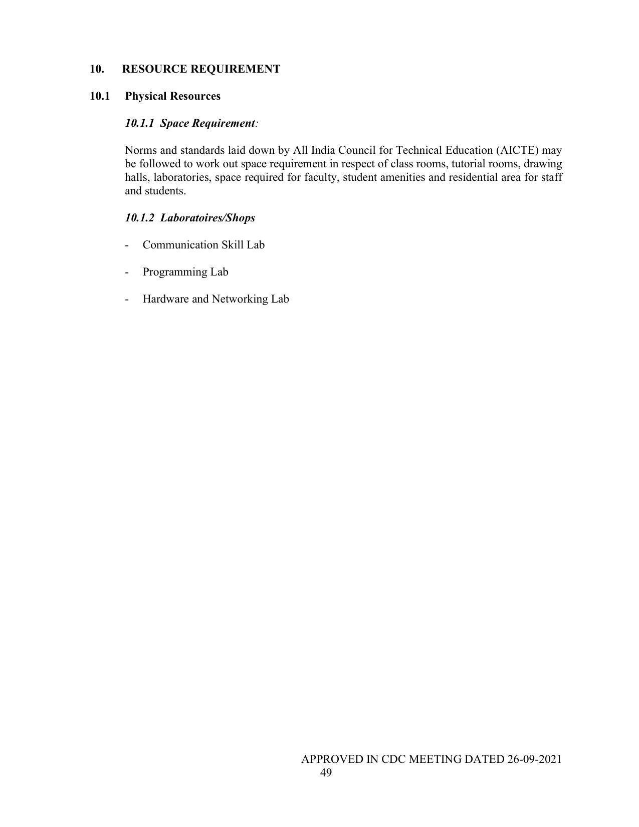 SYLLABUS FOR SEMESTER SYSTEM EFFECTIVE FROM (2021-2022) - P G DIPLOMA IN WEB DESIGNING - Page 49