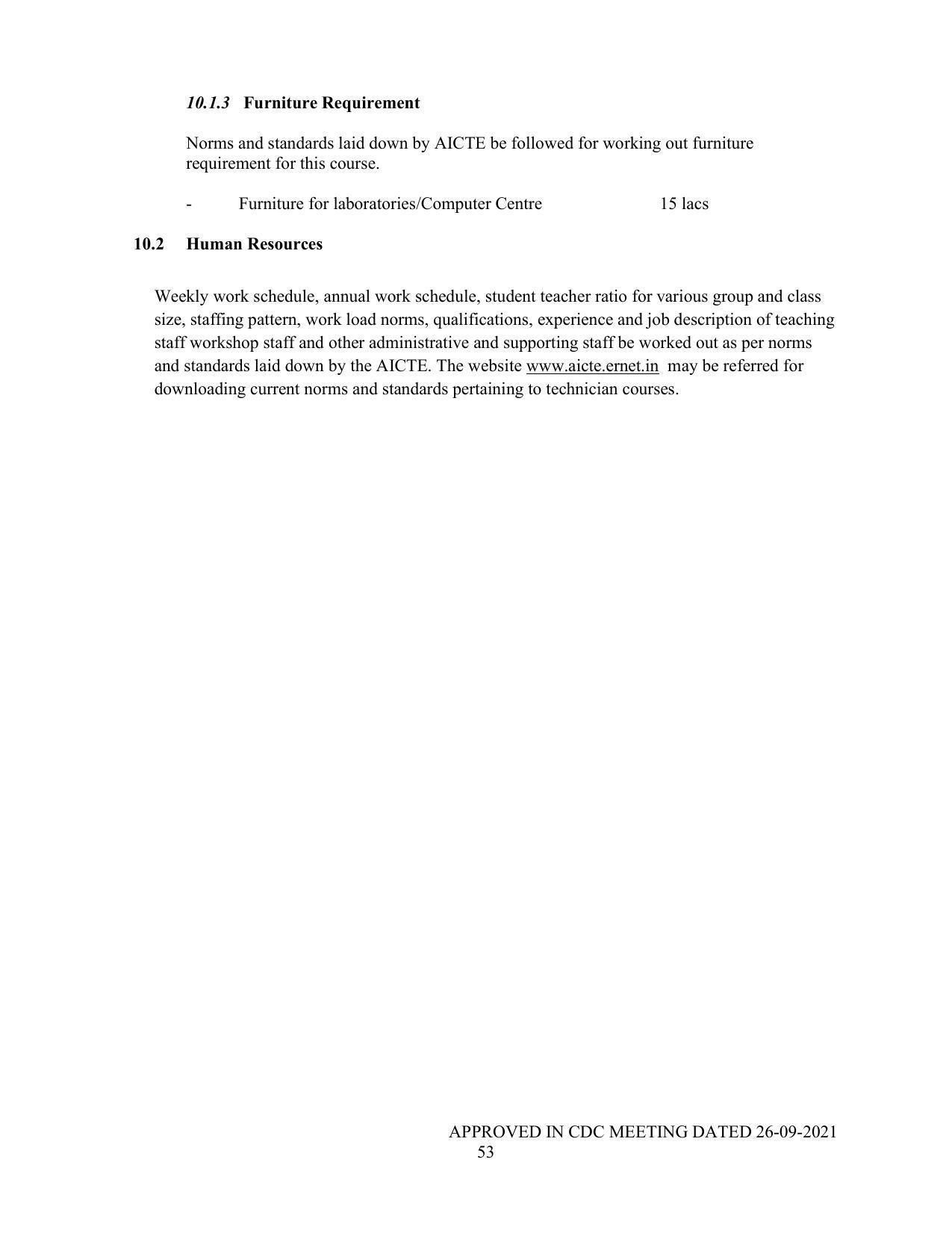 SYLLABUS FOR SEMESTER SYSTEM EFFECTIVE FROM (2021-2022) - P G DIPLOMA IN WEB DESIGNING - Page 53