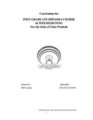 SYLLABUS FOR SEMESTER SYSTEM EFFECTIVE FROM (2021-2022) - P G DIPLOMA IN WEB DESIGNING