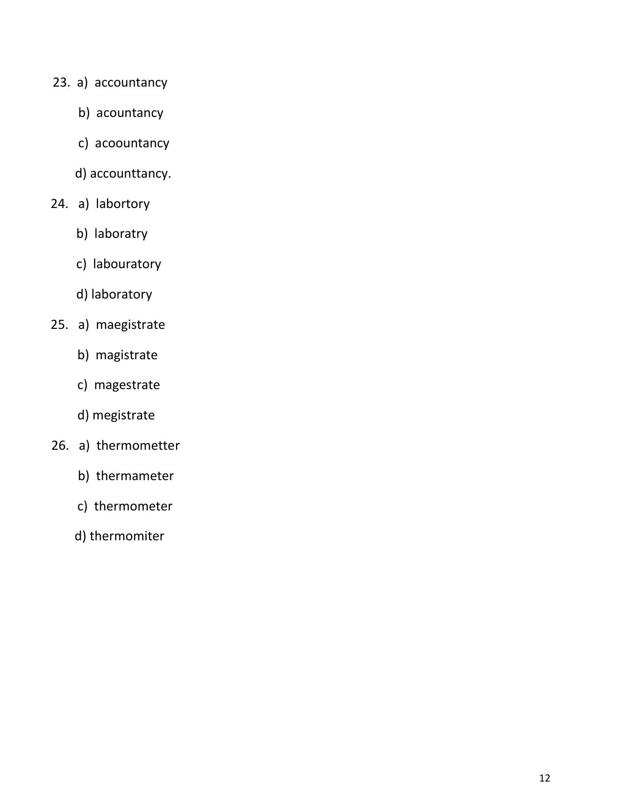 UP Board (UPMSP) Class 9 English Question Bank - Page 12