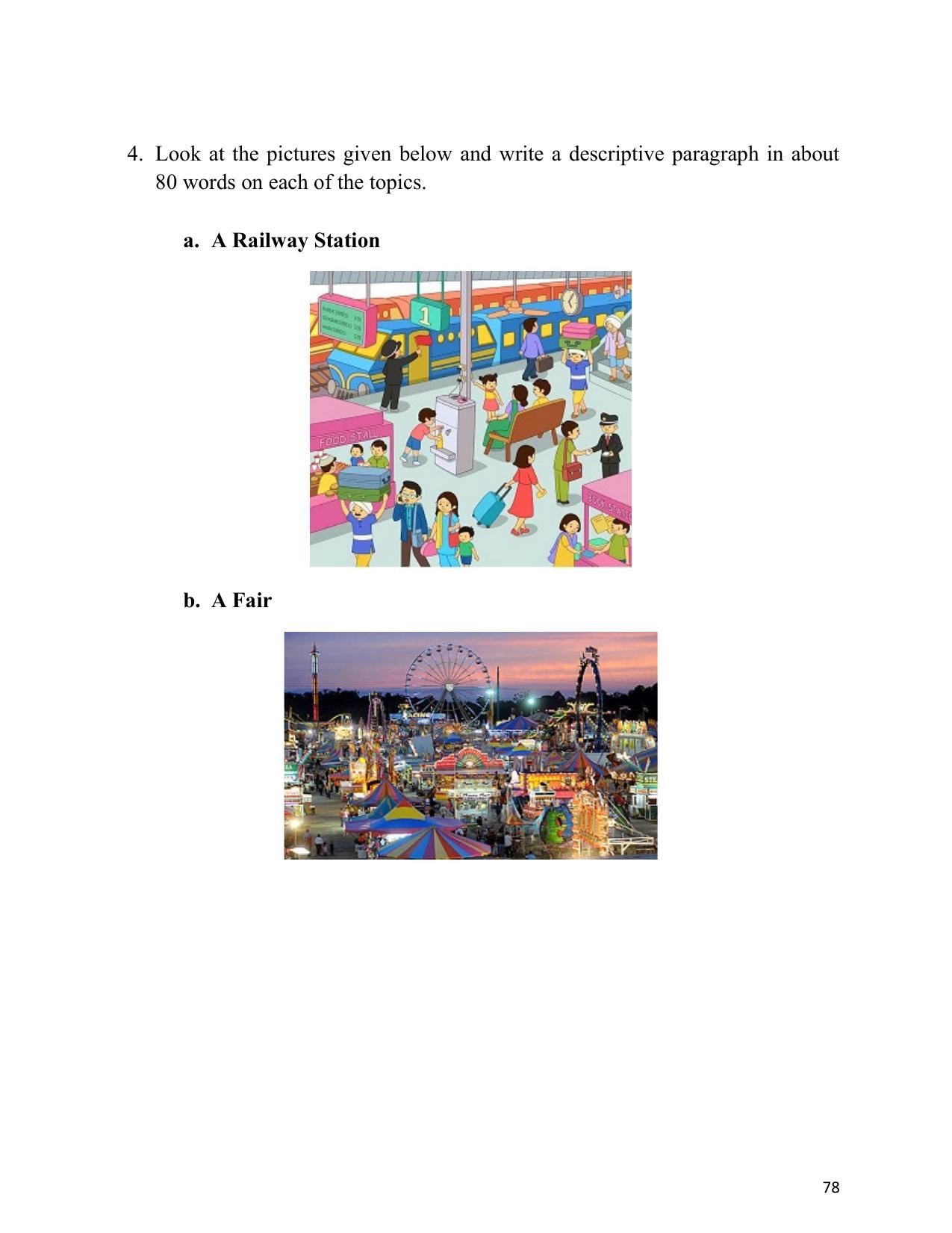 UP Board (UPMSP) Class 9 English Question Bank - Page 78