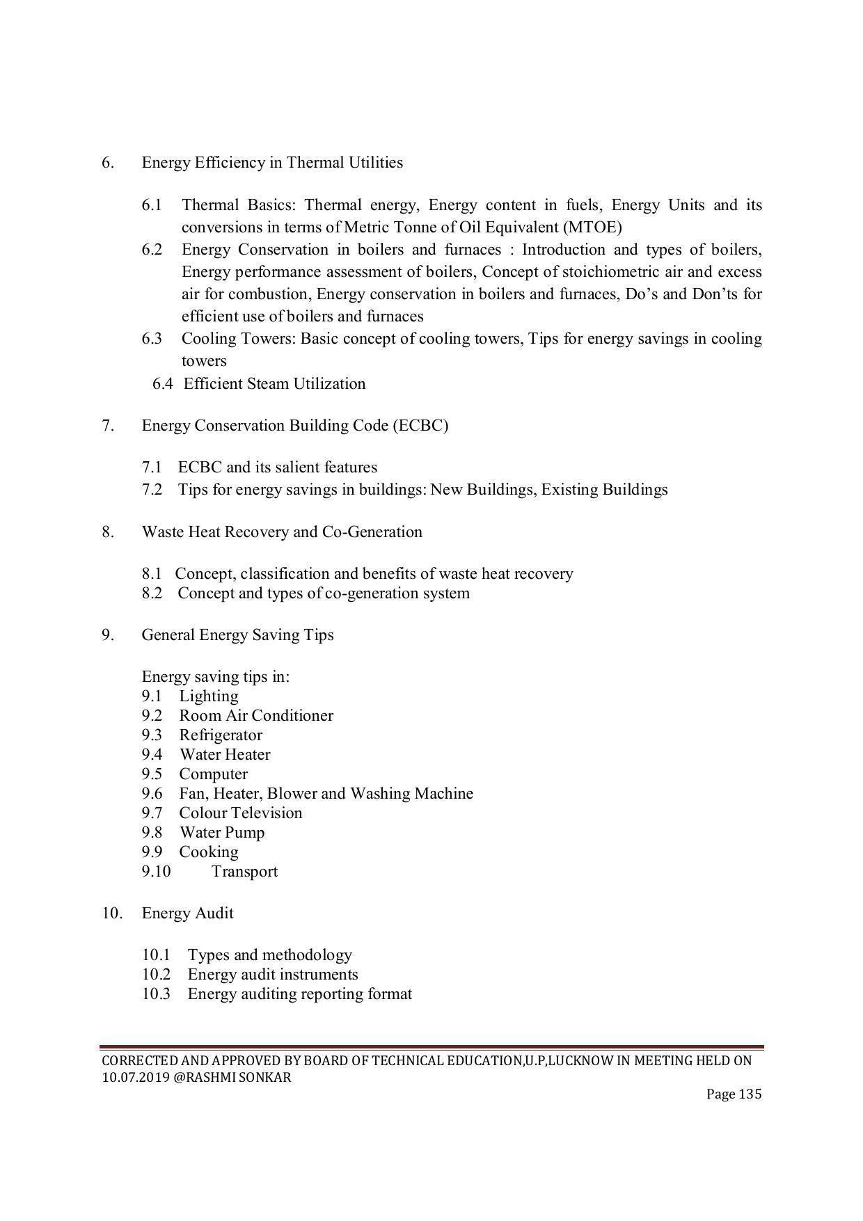 EFFECTIVE FROM JULY 2019-20 - SIX SEMESTER DIPLOMA COURSE IN CIVIL ENGINEERING (ENVIR. POLL. &CON) - Page 135