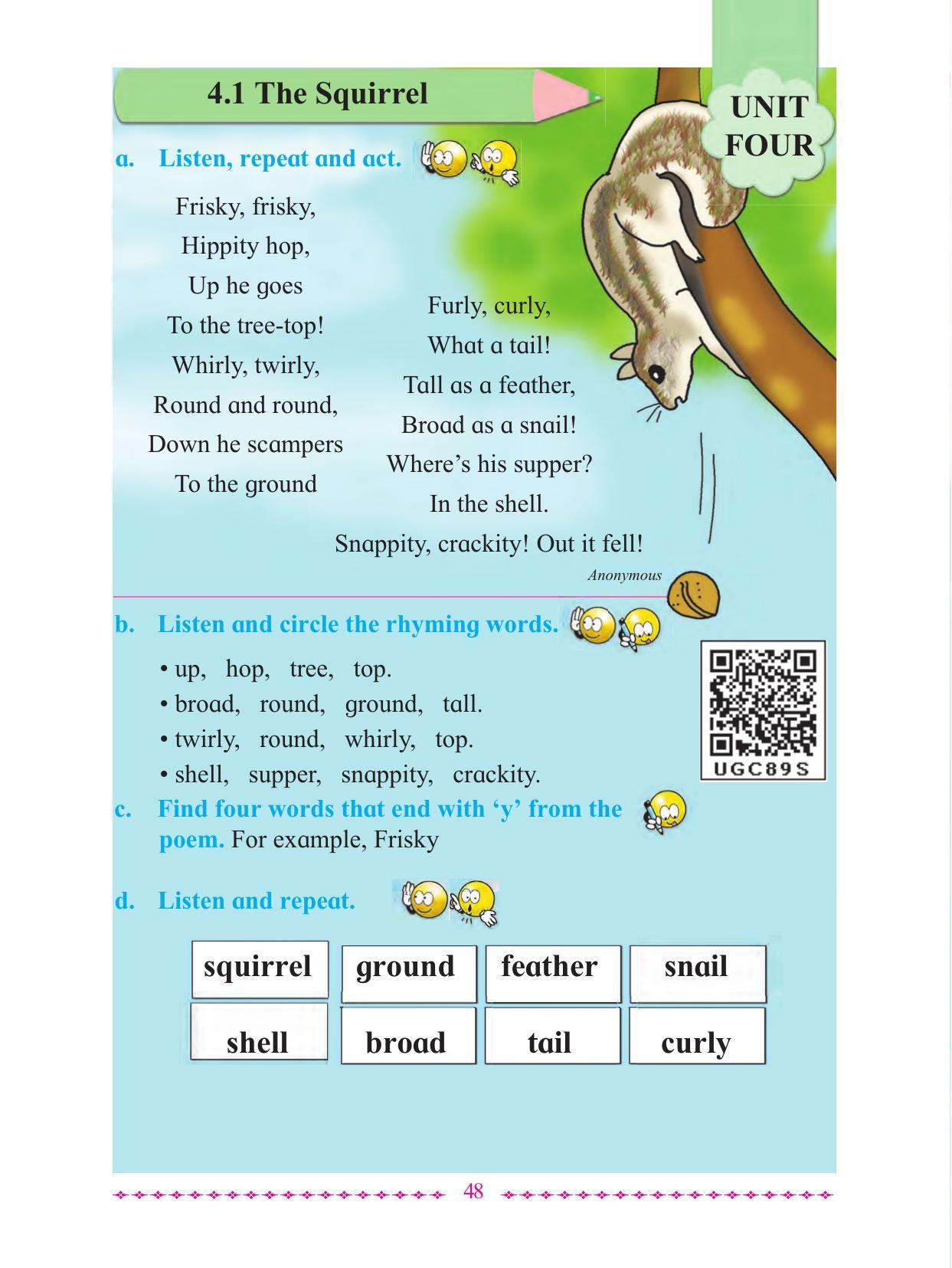 Maharashtra Board Class 2 My English Textbook - Page 63