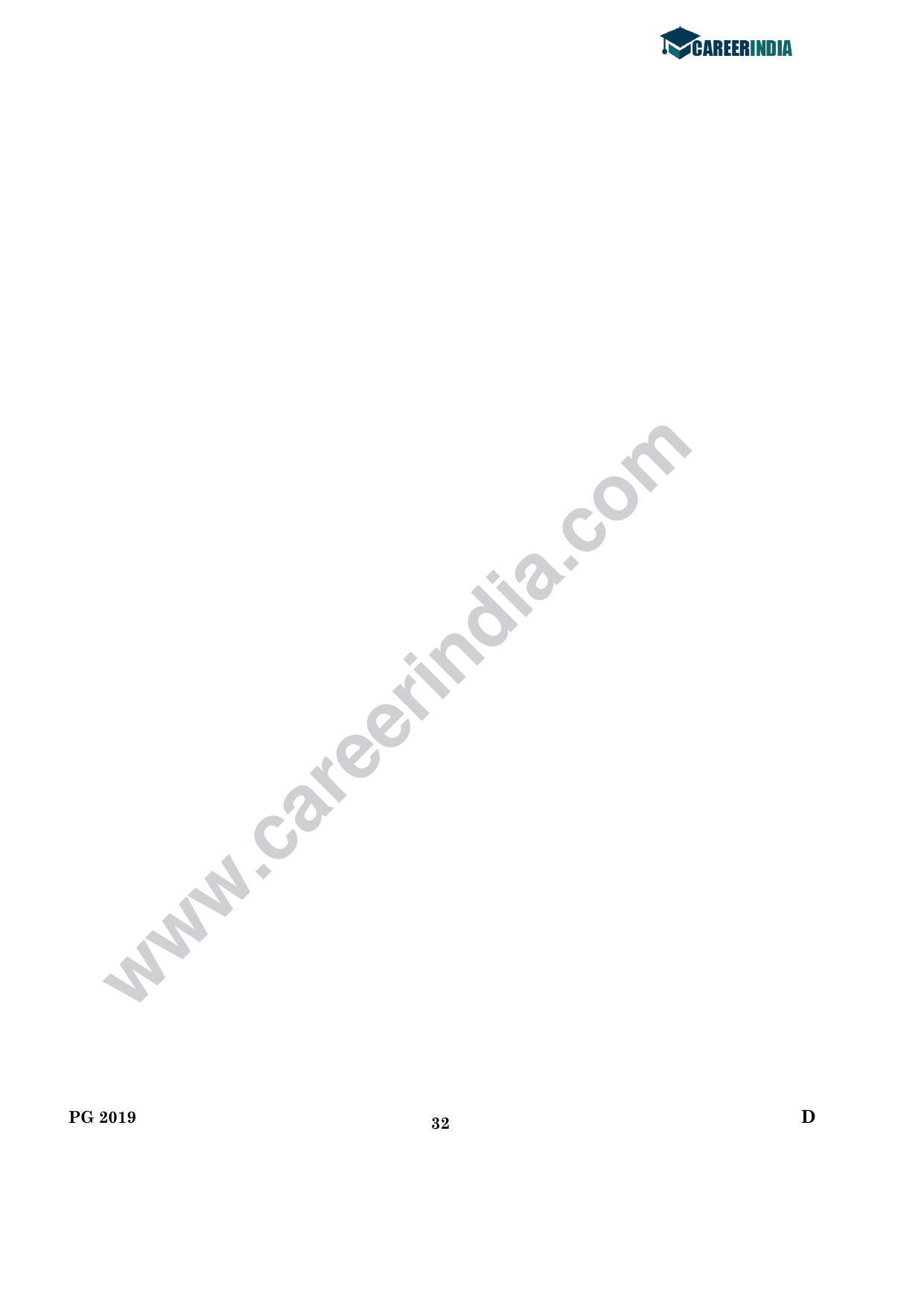 CLAT 2019 PG D-Series Question Papers - Page 31