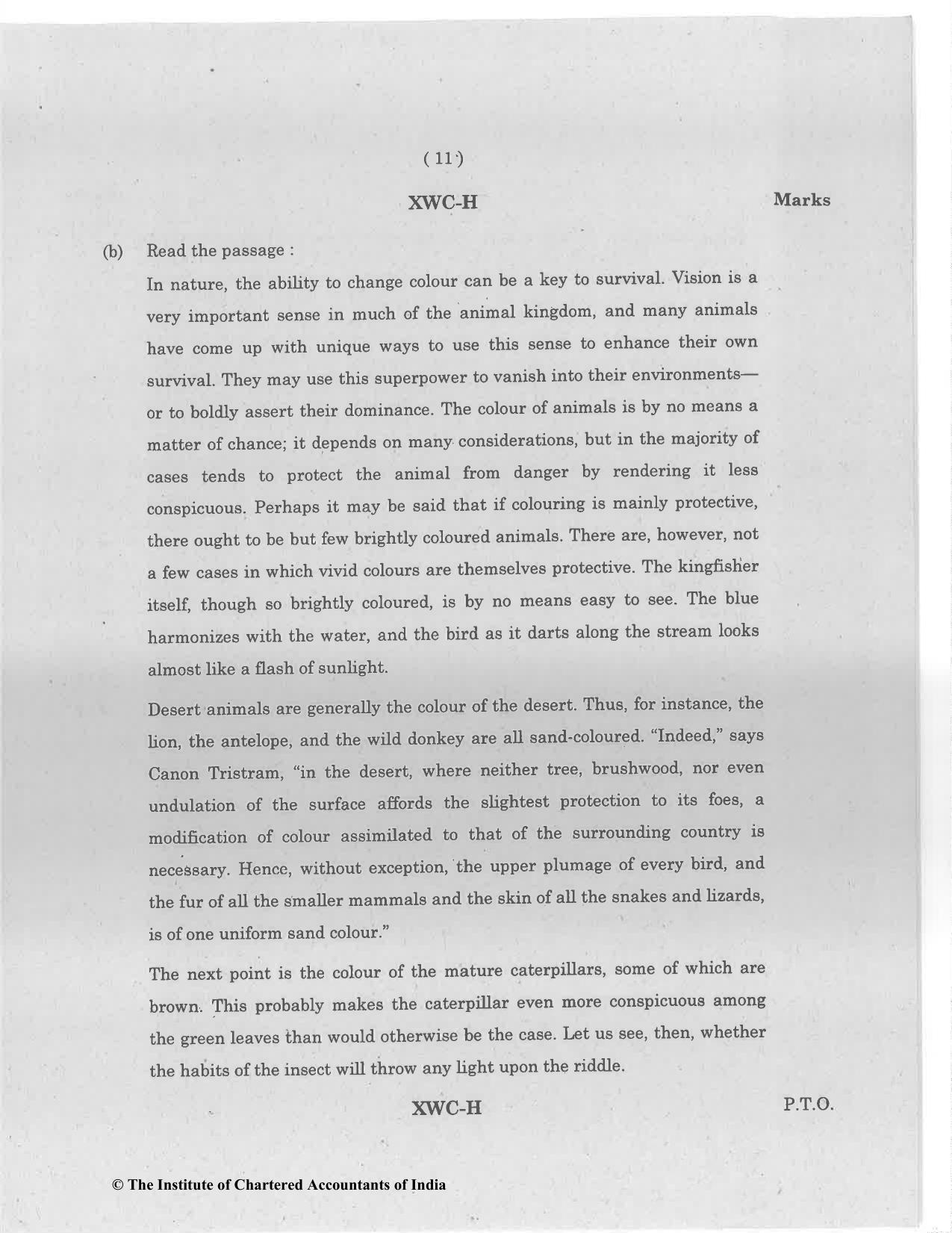 CA Foundation December 2022 Question Paper - Paper 2 (Business Laws and Business Correspondence and Reporting) - Page 11