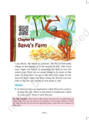 NCERT Book for Class 4 EVS Chapter 14 Basva’s Farm