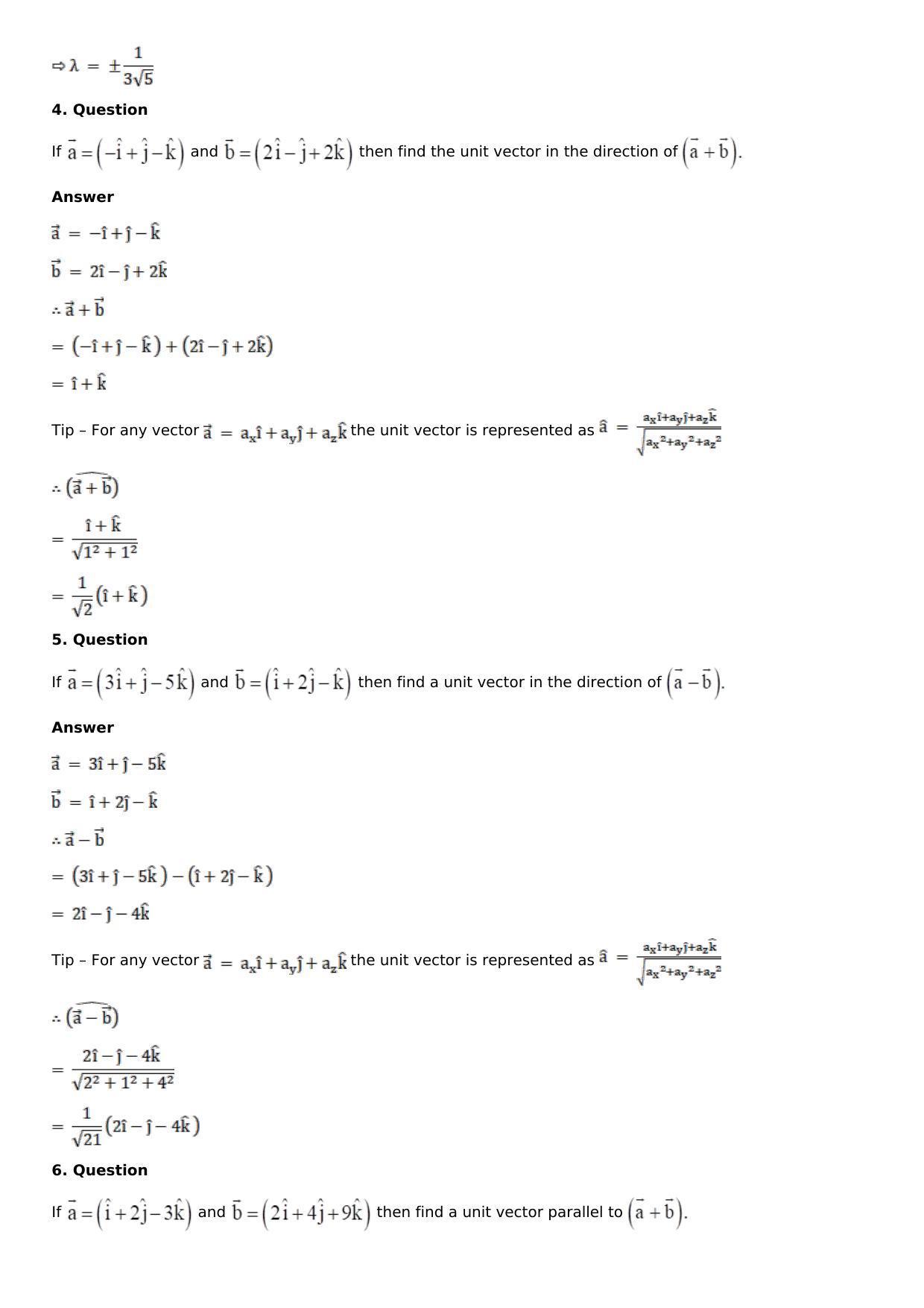 Chapter 22: Vectors and Their Properties Solutions: RS Aggarwal Class 12 Solutions - Page 3