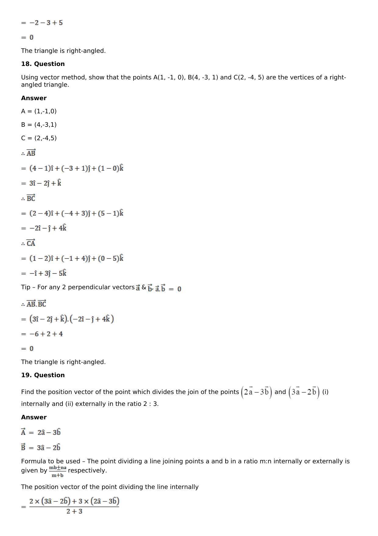 Chapter 22: Vectors and Their Properties Solutions: RS Aggarwal Class 12 Solutions - Page 9