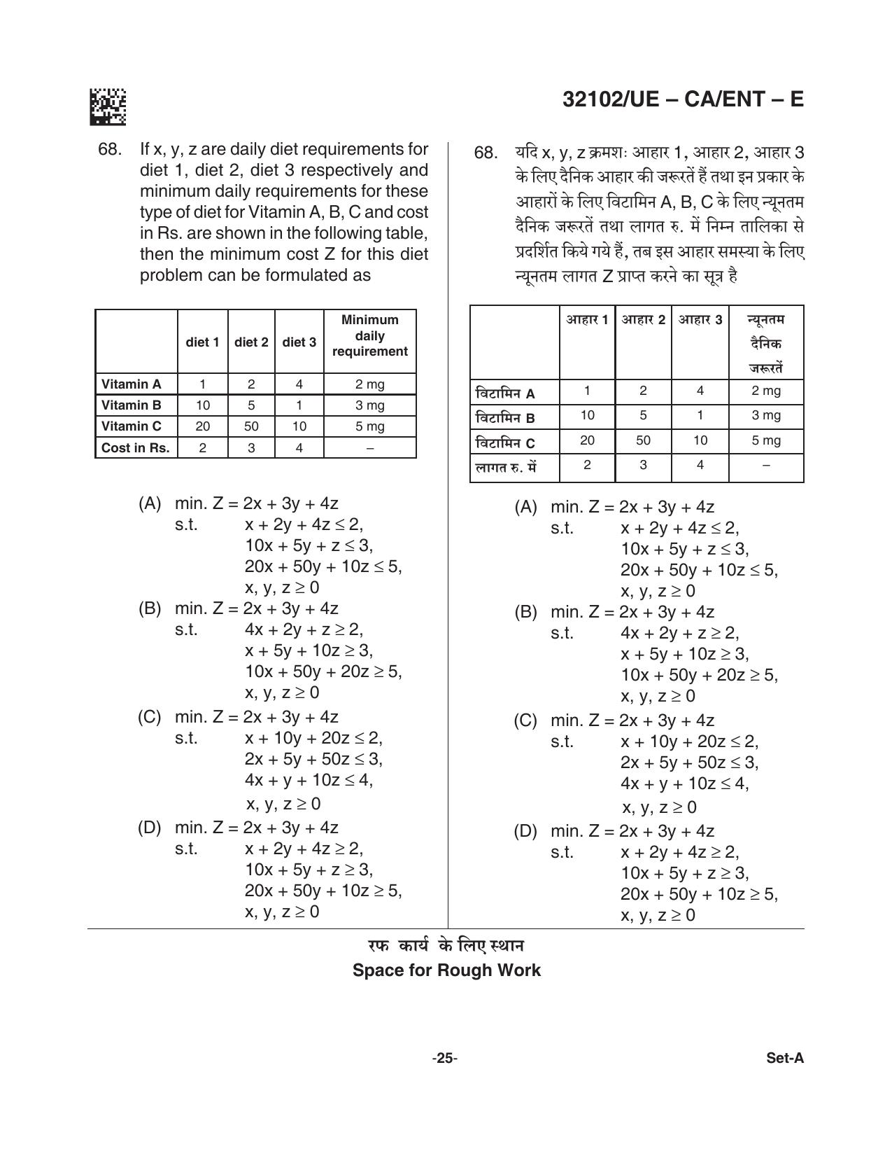 CG Pre MCA 2021 Question Paper - Page 25