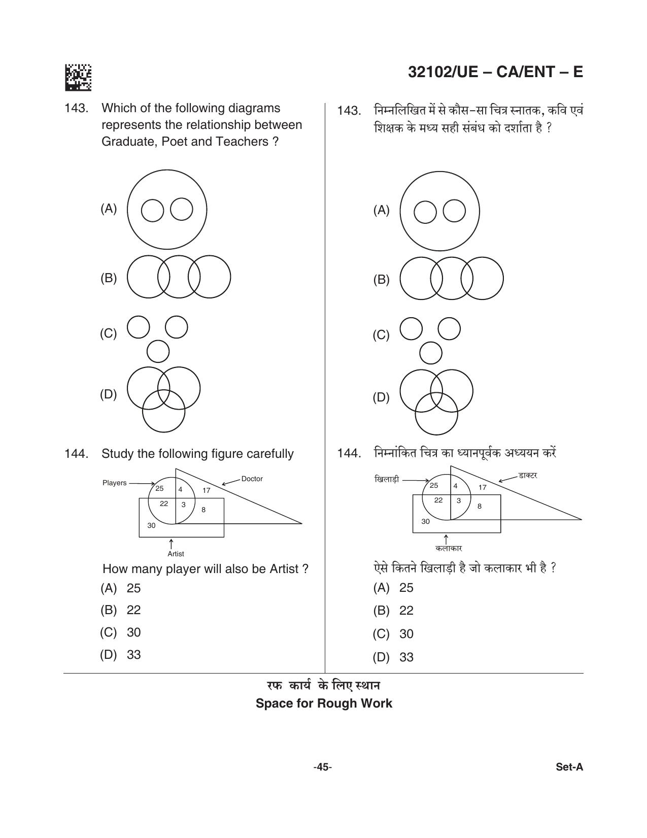 CG Pre MCA 2021 Question Paper - Page 45