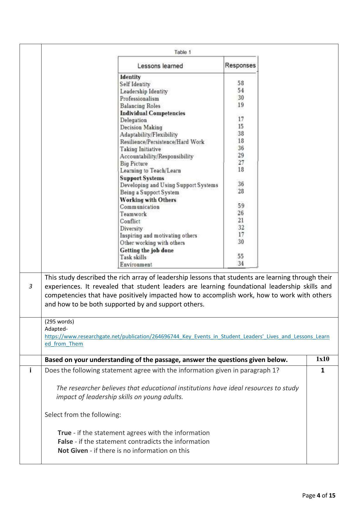 CBSE Class 12 English Core Sample Paper 2023 - Page 4