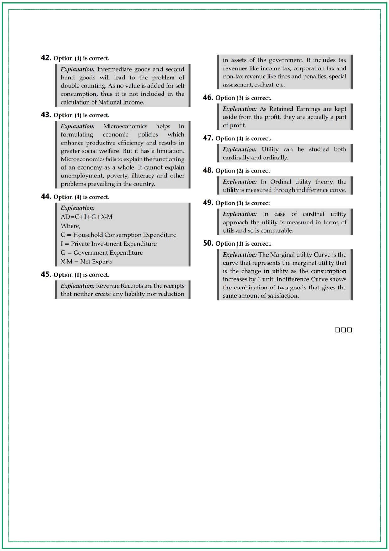 CUET UG Economics Sample Paper 8 - Page 9