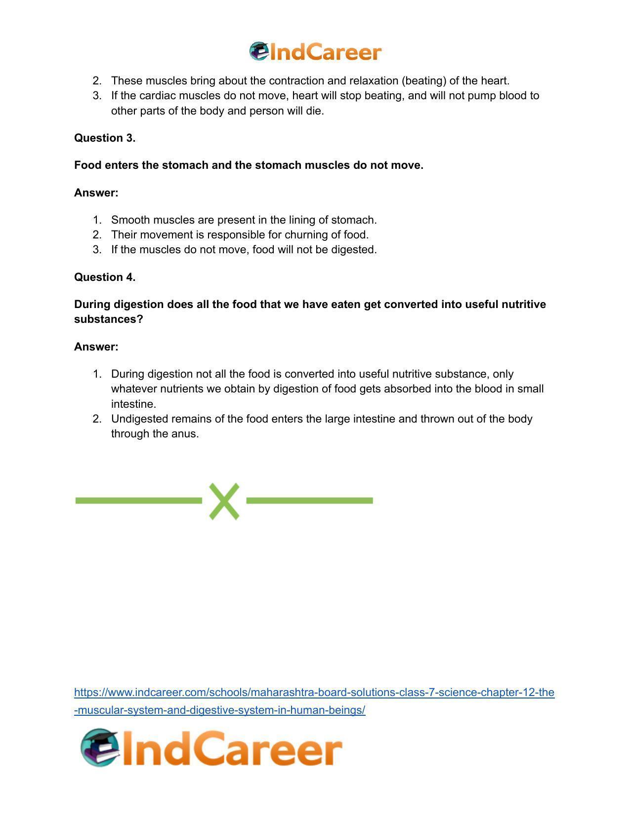 Maharashtra Board Solutions Class 7-Science: Chapter 12- The Muscular System and Digestive System in Human Beings - Page 25