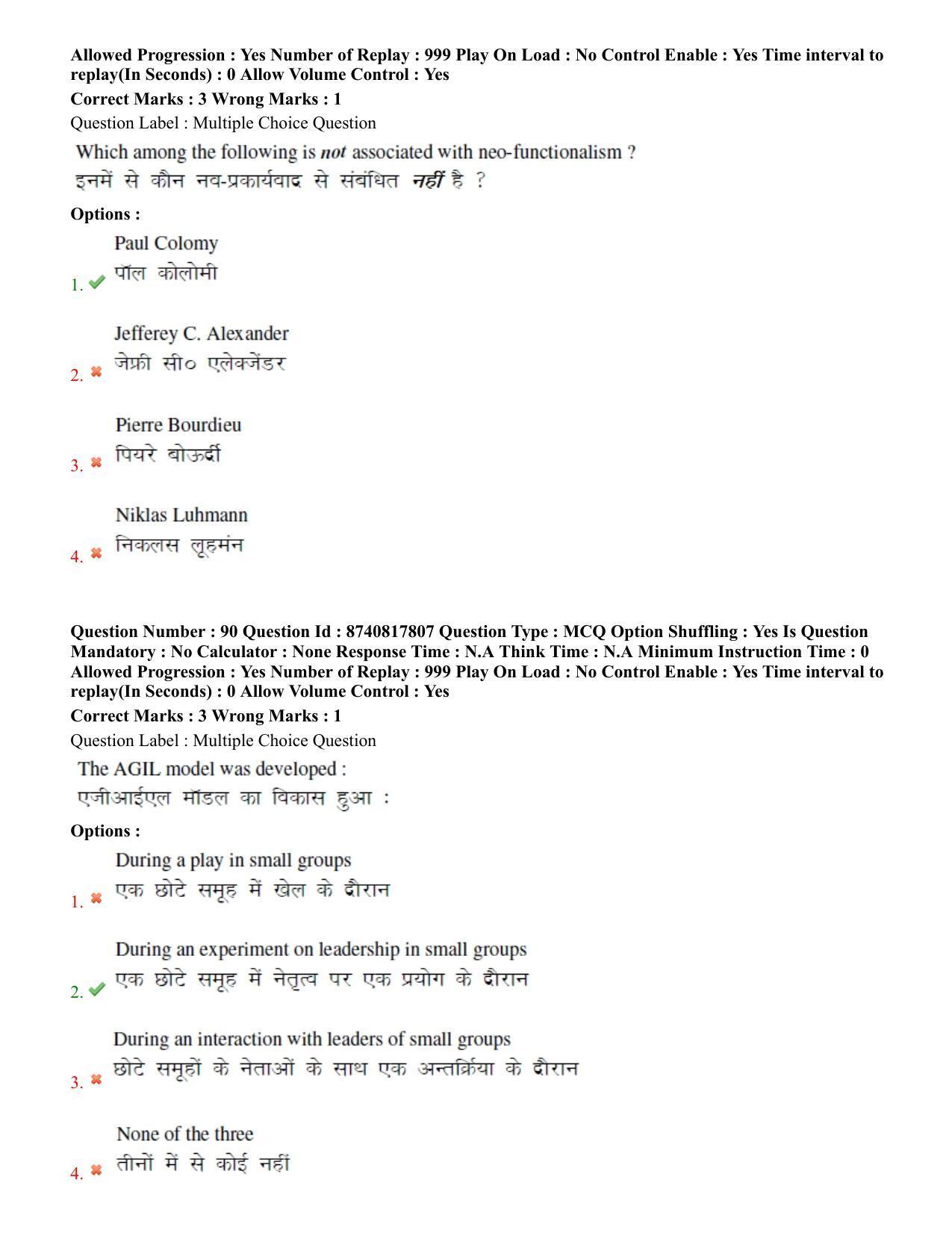 BHU RET M.Phil in Subaltern Studies 2020 Question Paper - Page 54