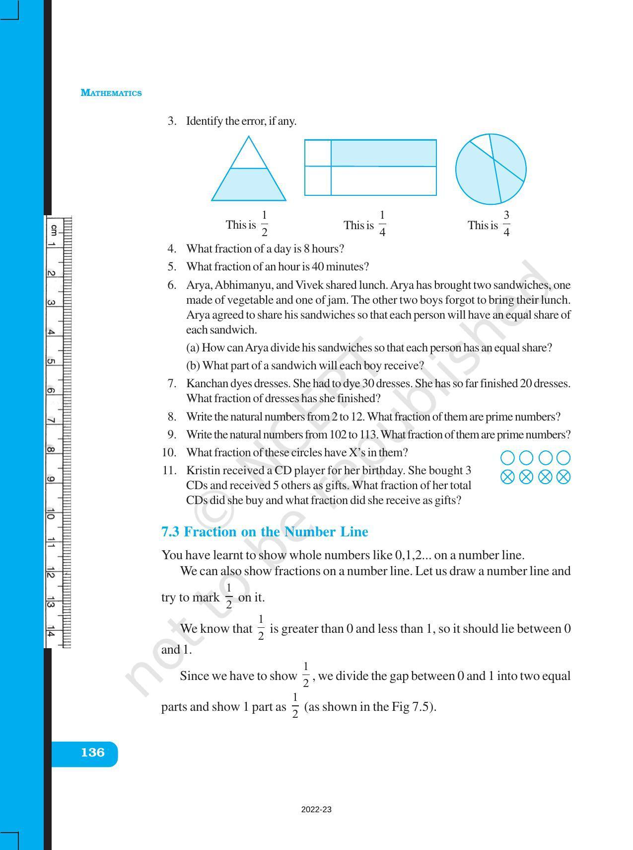 NCERT Book for Class 6 Maths: Chapter 7-Fractions - Page 4