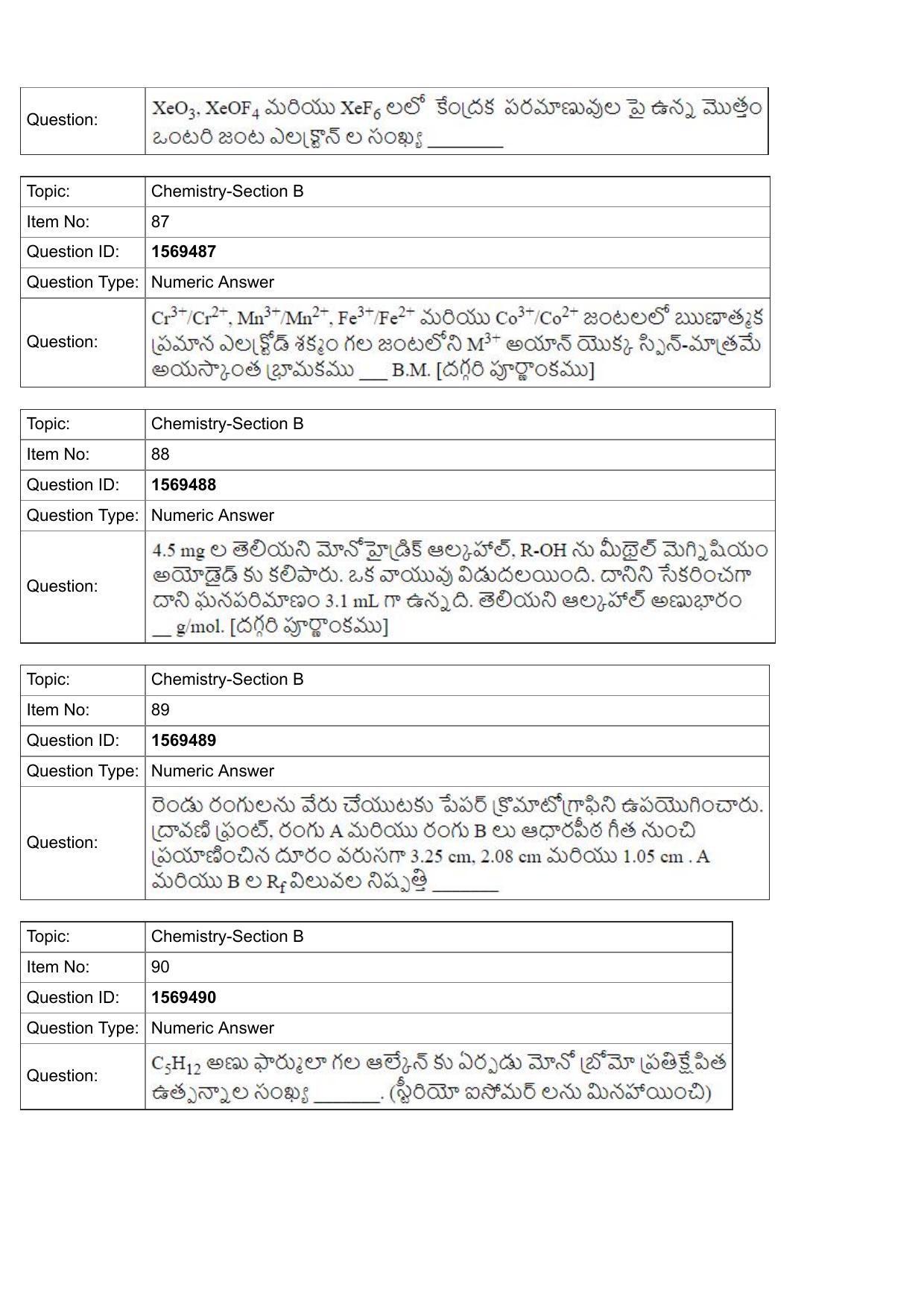 JEE Mains 2022: BTech Telugu (Shift 2) 25-07-2022 Question Paper - Page 30