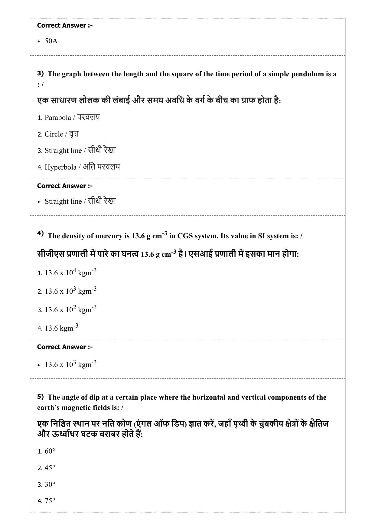MP PNST Question Papers 2019 - (Exam. Date 07/07/2019 Time 9:00 AM) - Page 2