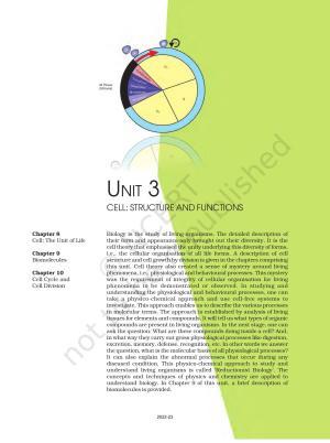 NCERT Book for Class 11 Biology Chapter 8 Cell: The Unit of Life