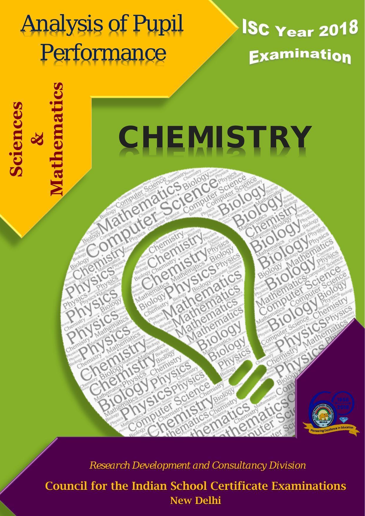 ISC Class 12 2018 Chemistry Question Paper Solutions - Page 1