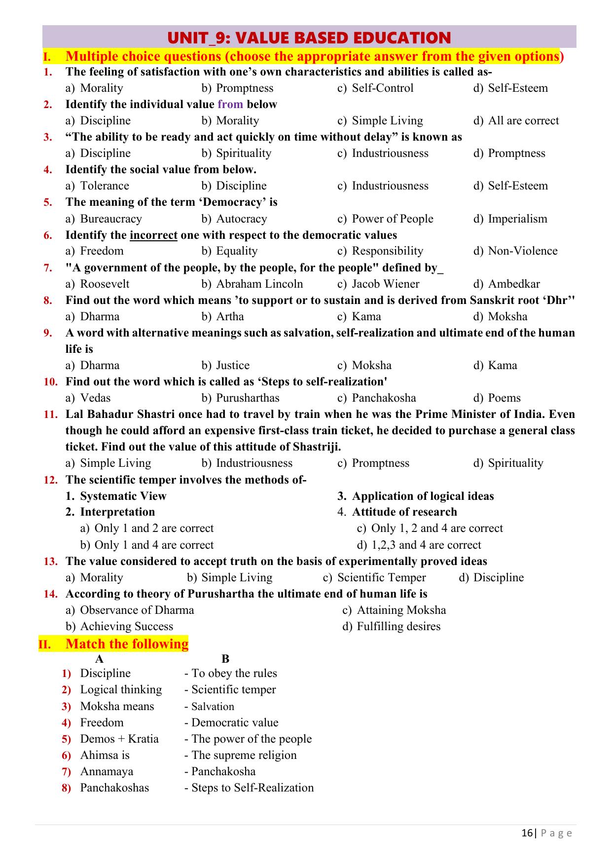 Karnataka 1st PUC Question Bank 2025 - Education English - Page 18