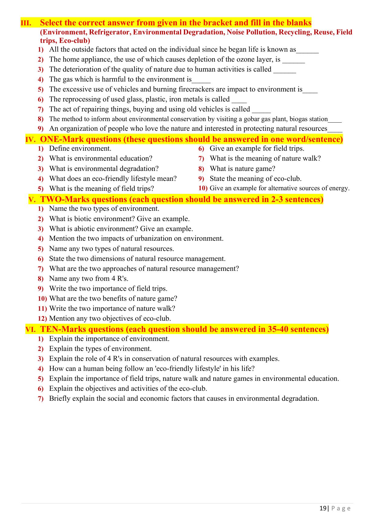 Karnataka 1st PUC Question Bank 2025 - Education English - Page 21