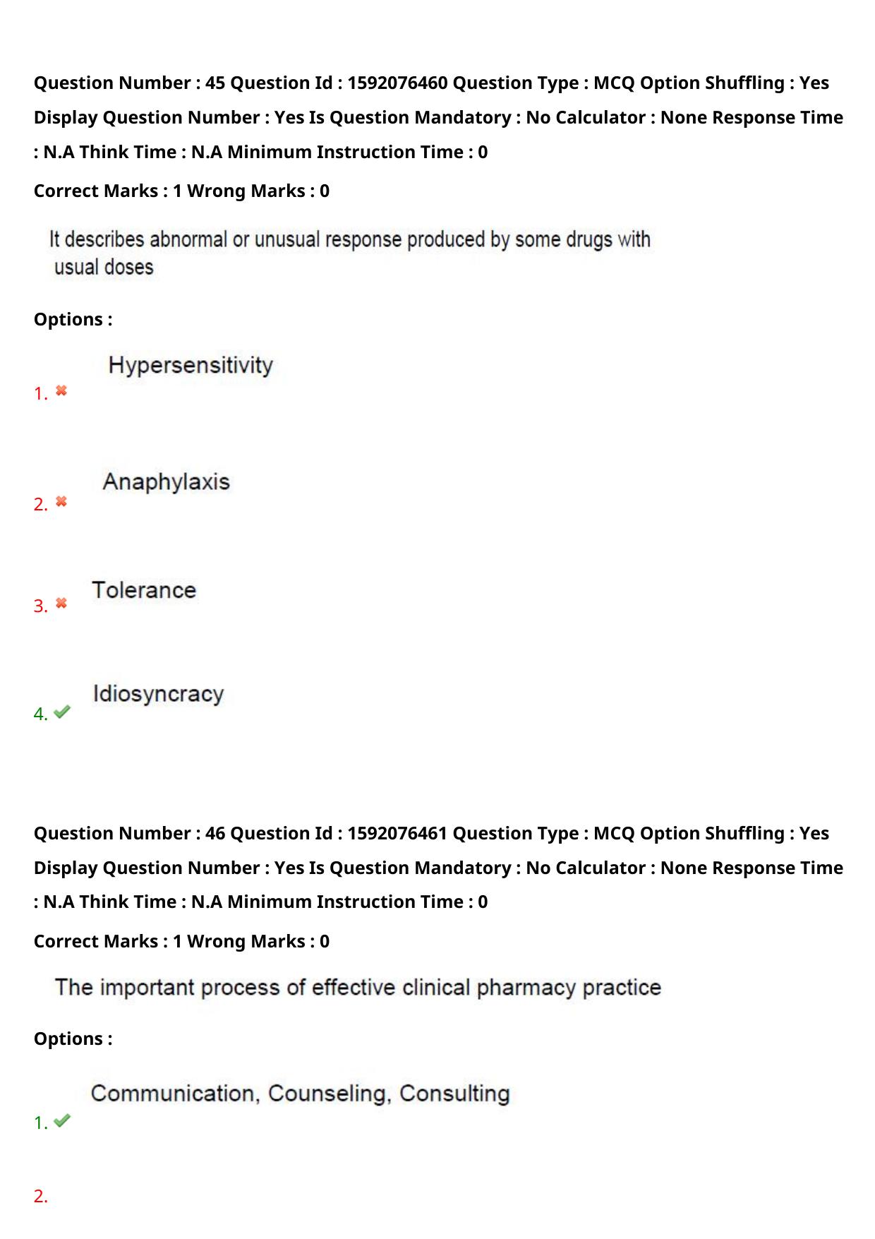 TS ECET 2023 Pharmacy Question Paper - Page 31
